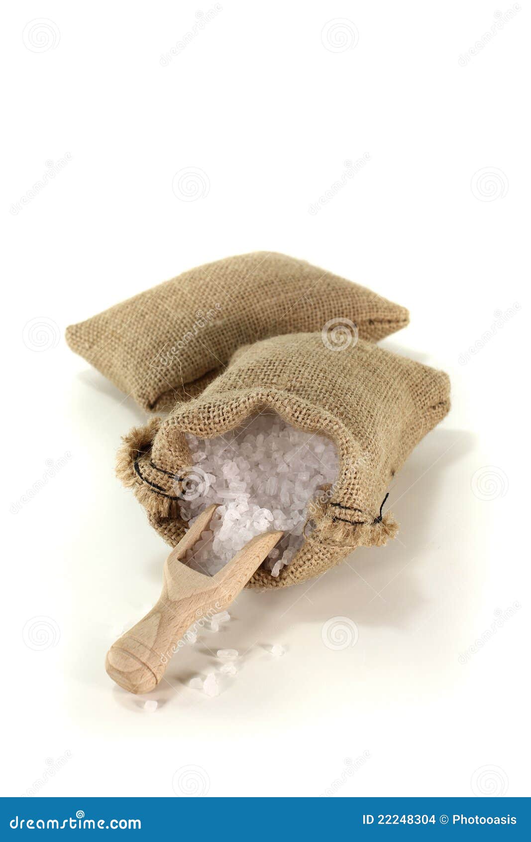 Coarse salt grains stock photo. Image of spice, coarse 22248304