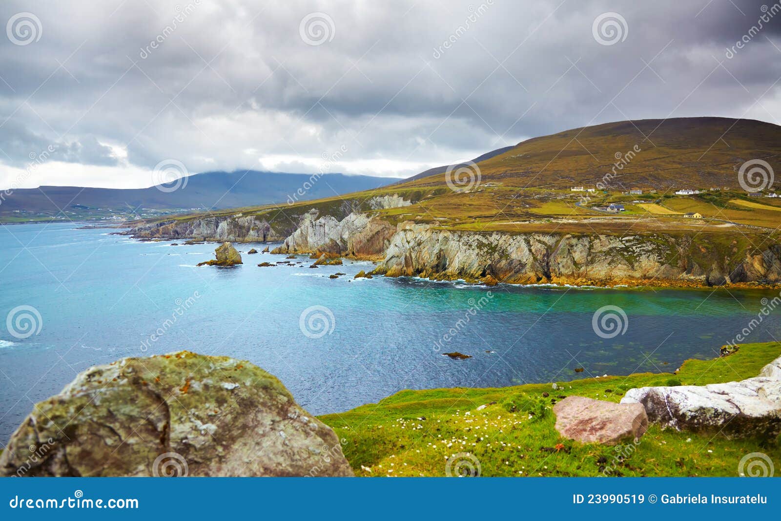 Coast of Achill Island stock image. Image of mayo, coastline 23990519