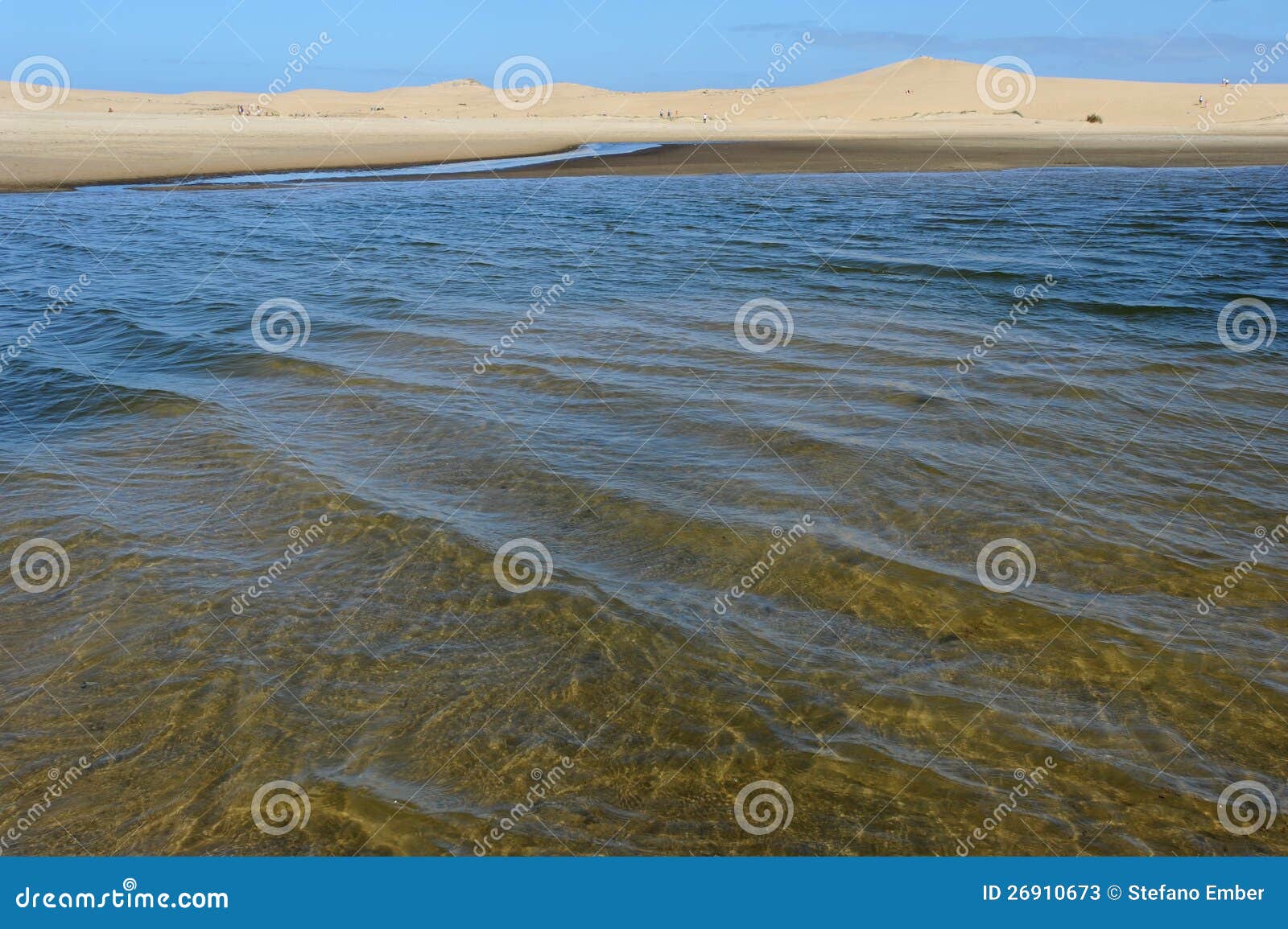 the coast at barra de valizas