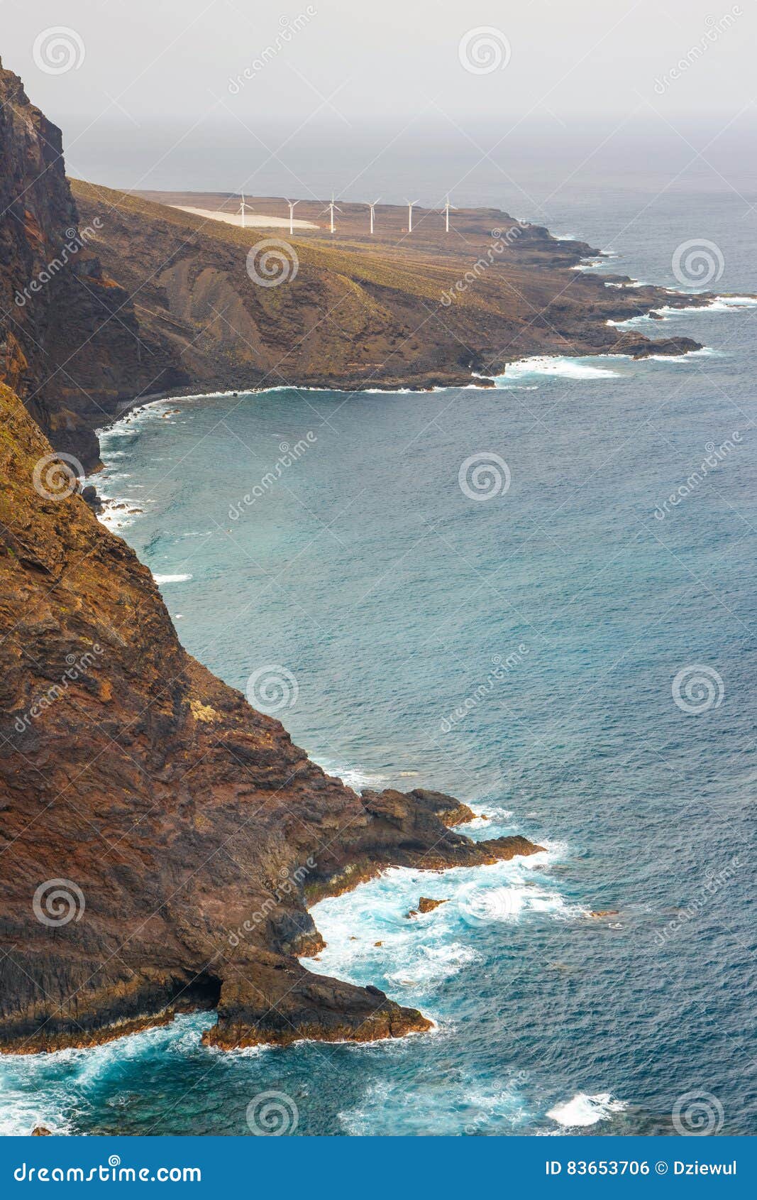 coast of tenerife near punto teno lighthouse