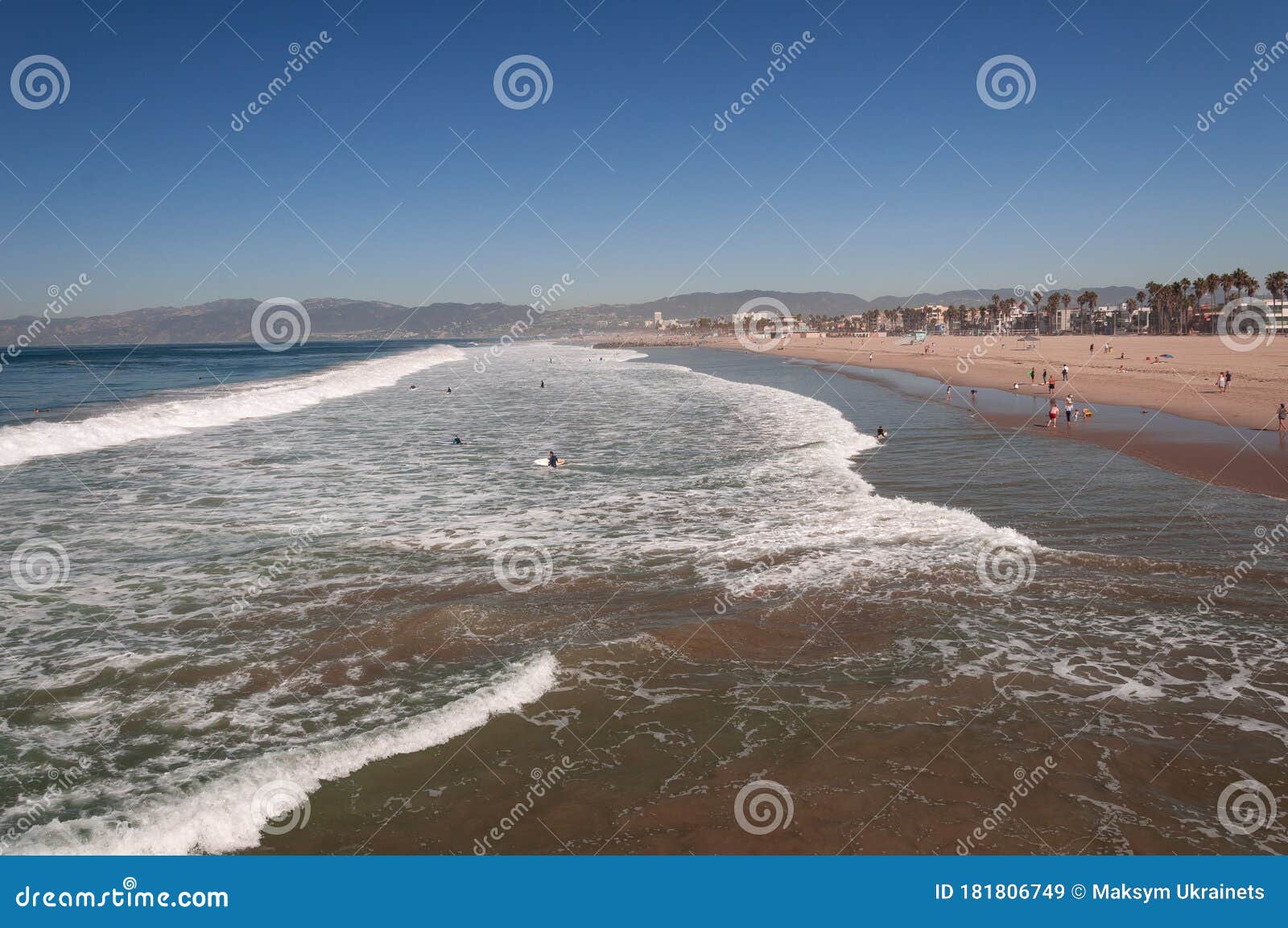 Coast in Venice Beach Location, LA, CA Stock Image Image of tourist
