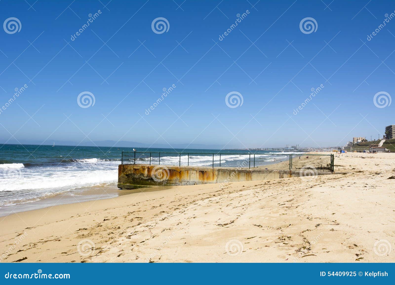 Coastal groin stock image. Image of ocean, sand, blockade 54409925