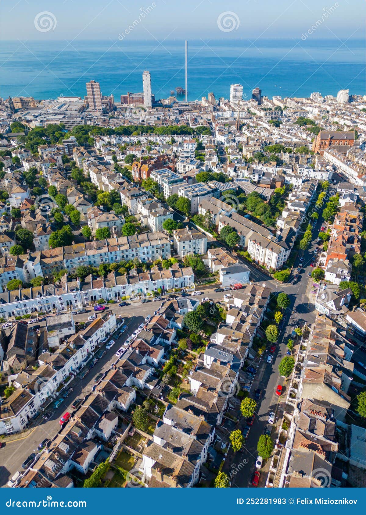 Coastal Real Estate in Brighton Stock Image Image of real, elevation