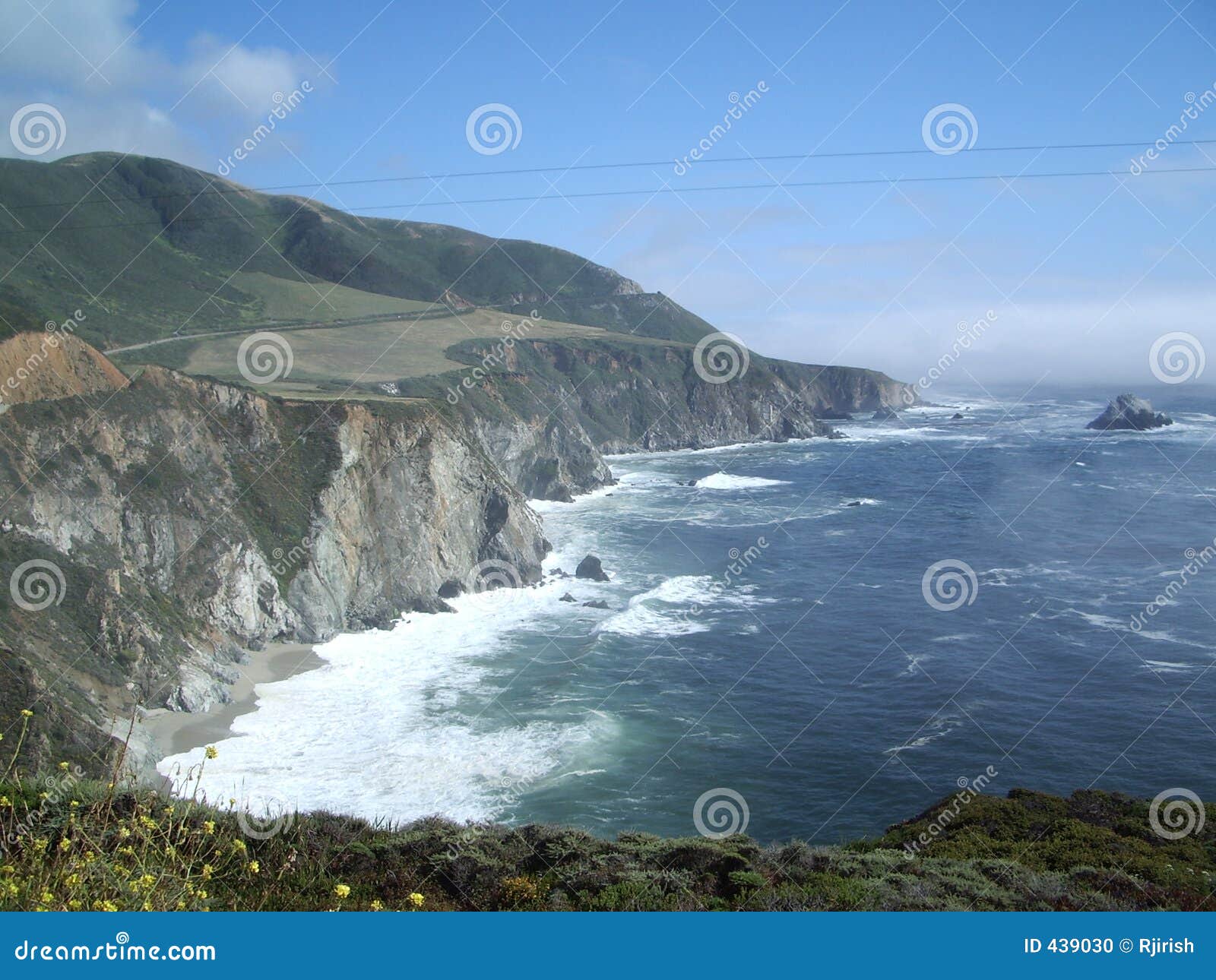 coastal road high above the waves