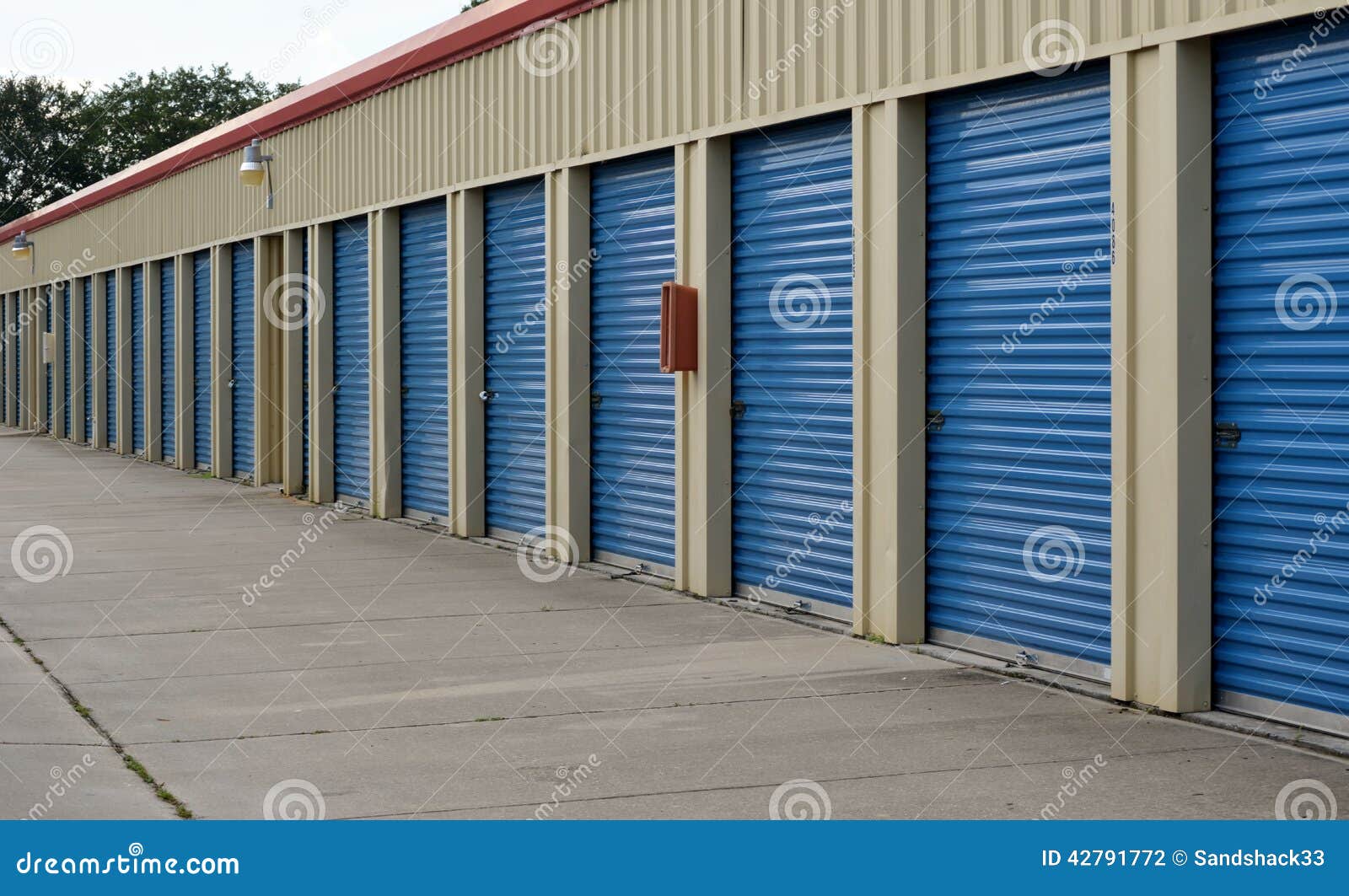 Coastal Storage Units stock photo. Image of additional 42791772