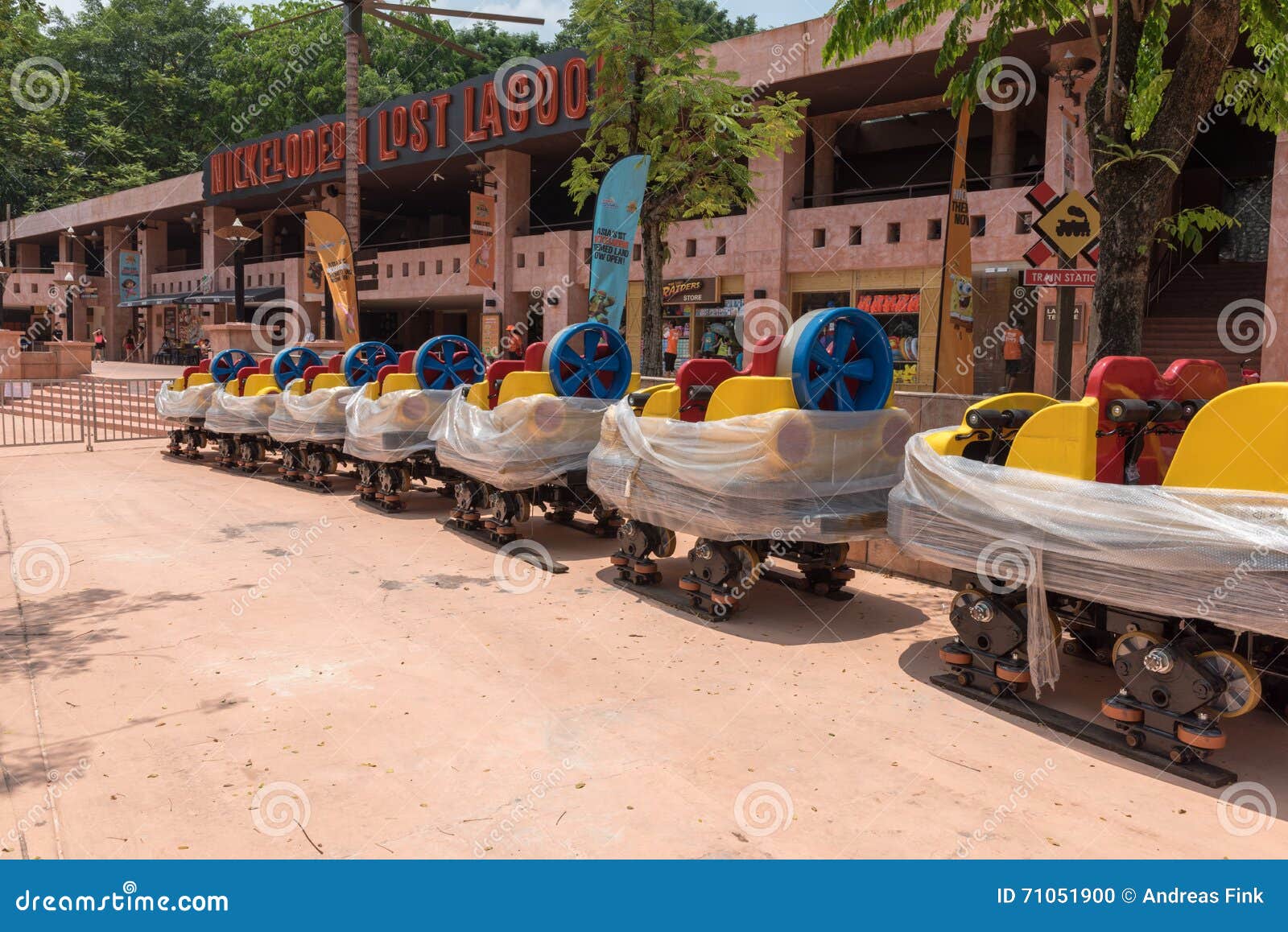 Coaster editorial image. Image of lumpur, ride, park 71051900