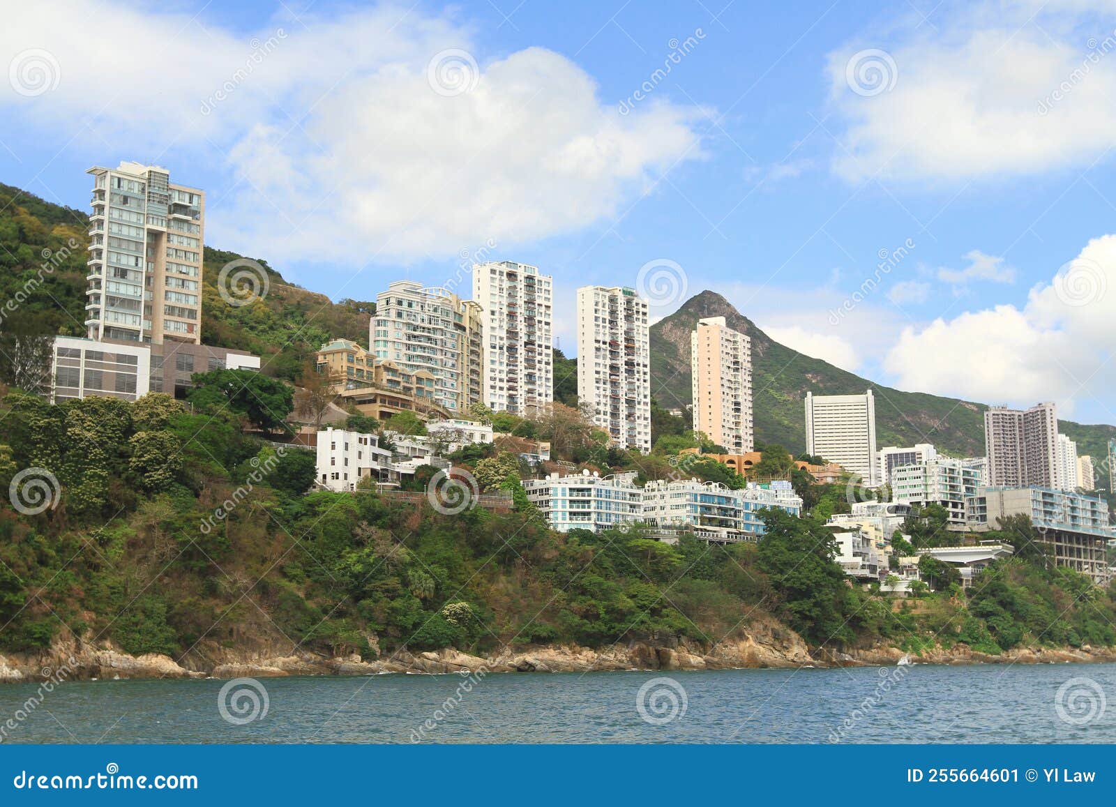 The Coastline of Mount Davis, Hong Kong 10 May 2011 Editorial Photo