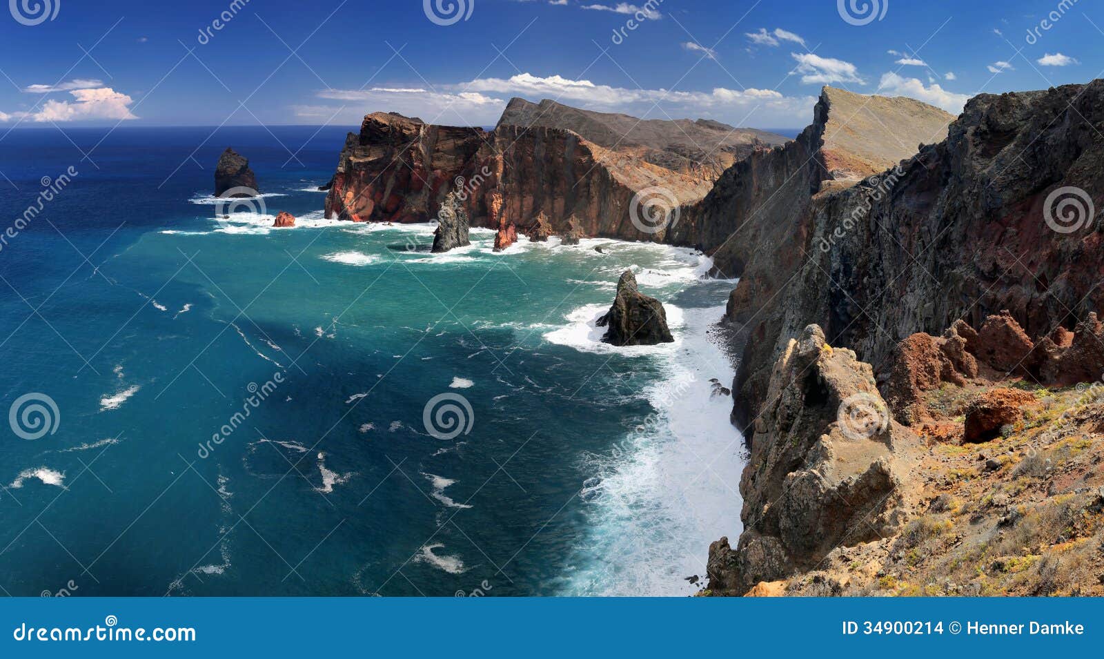 coastline ponta de sao lourenco madeira, portugal