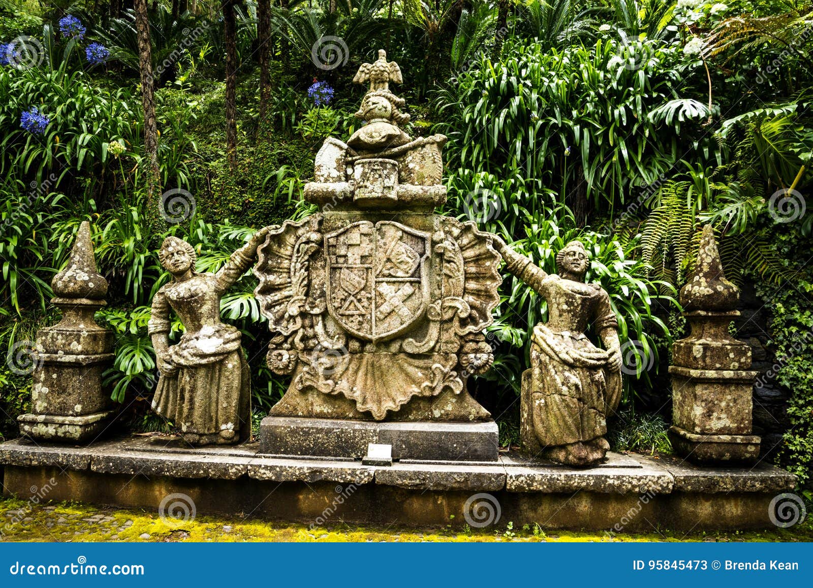 Download Coat Of Arms In A Beautiful Garden At Monte Above Funchal Madeira Editorial Stock Photo - Image ...
