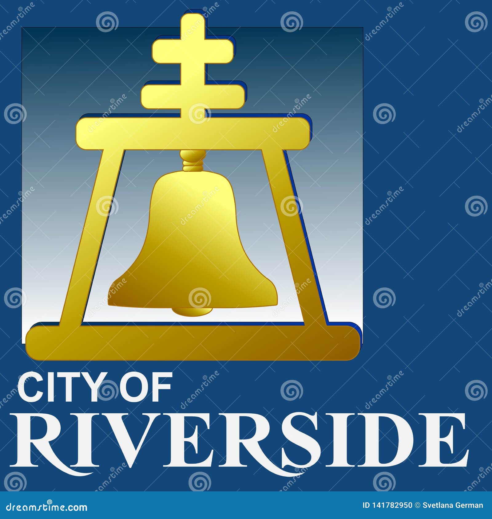 coat of arms of riverside in california, united states