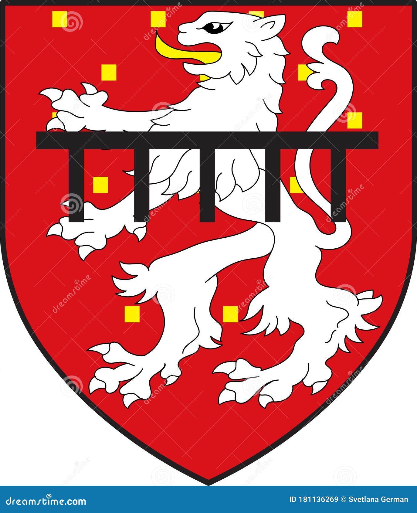 Coat of Arms of Stolberg City in North Rhine-Westphalia, Germany Stock ...