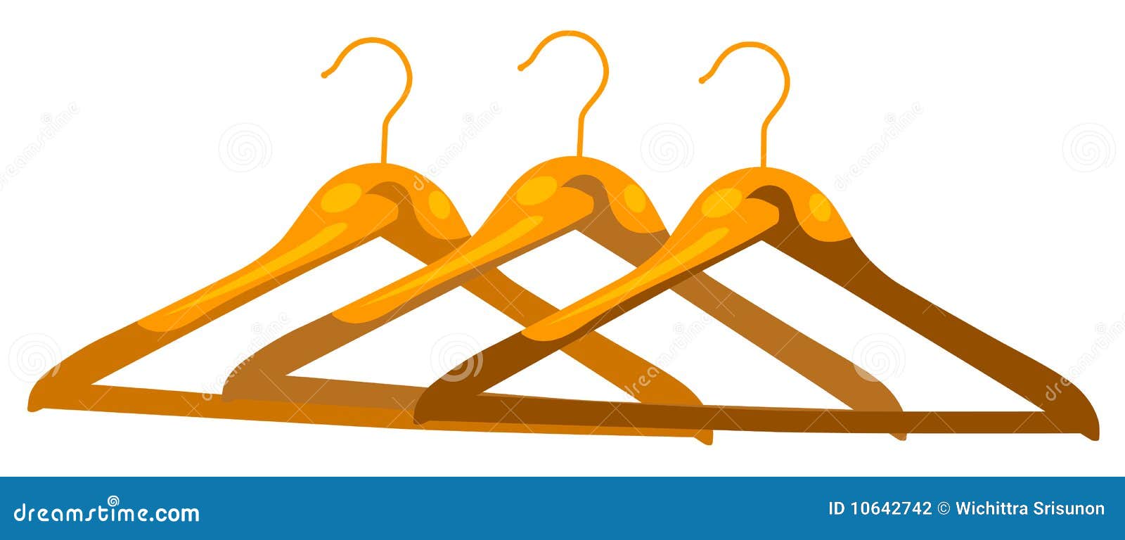 Coat hanger stock illustration. Illustration of graphic 10642742
