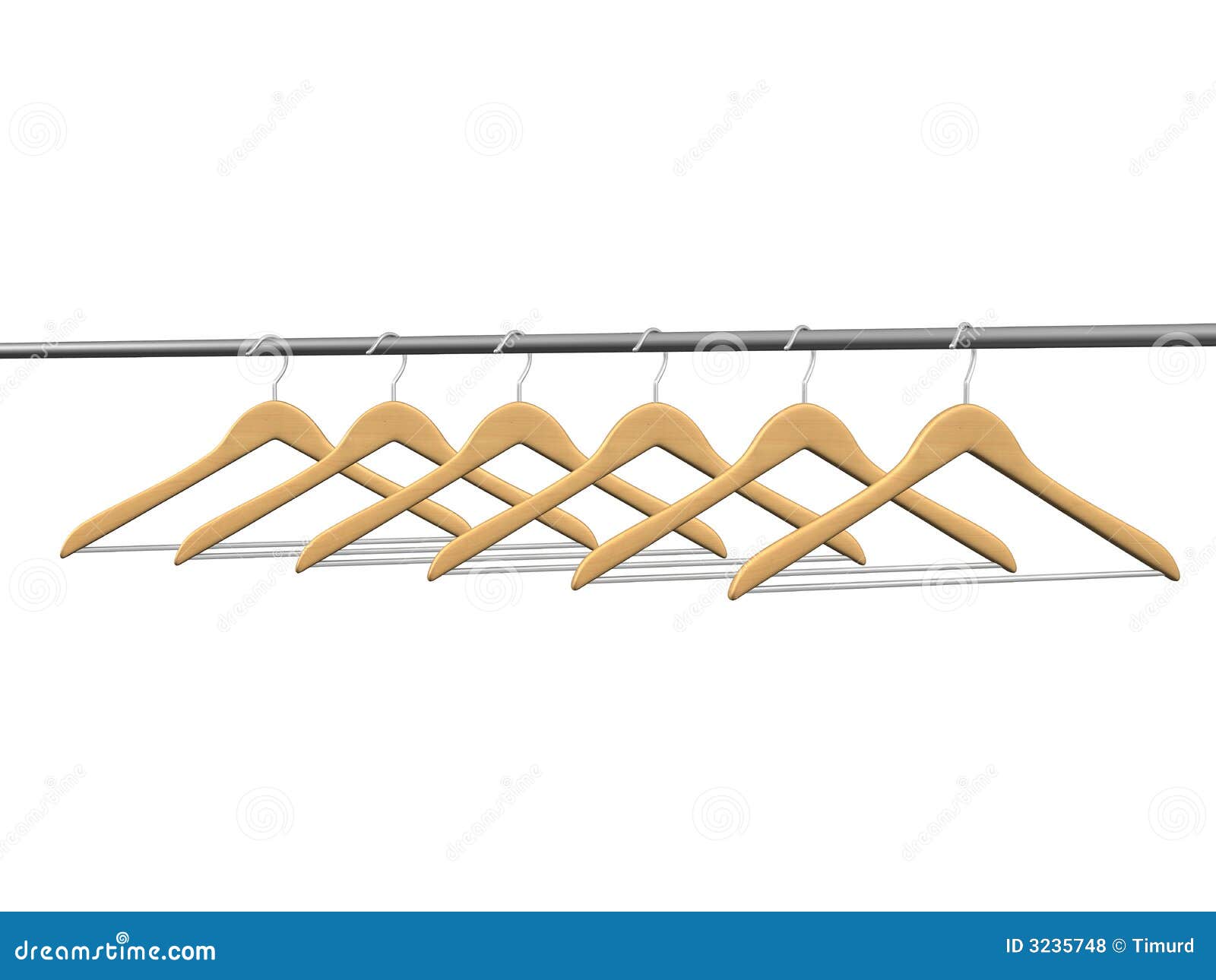 Coat hanger stock illustration. Illustration of accessory 3235748