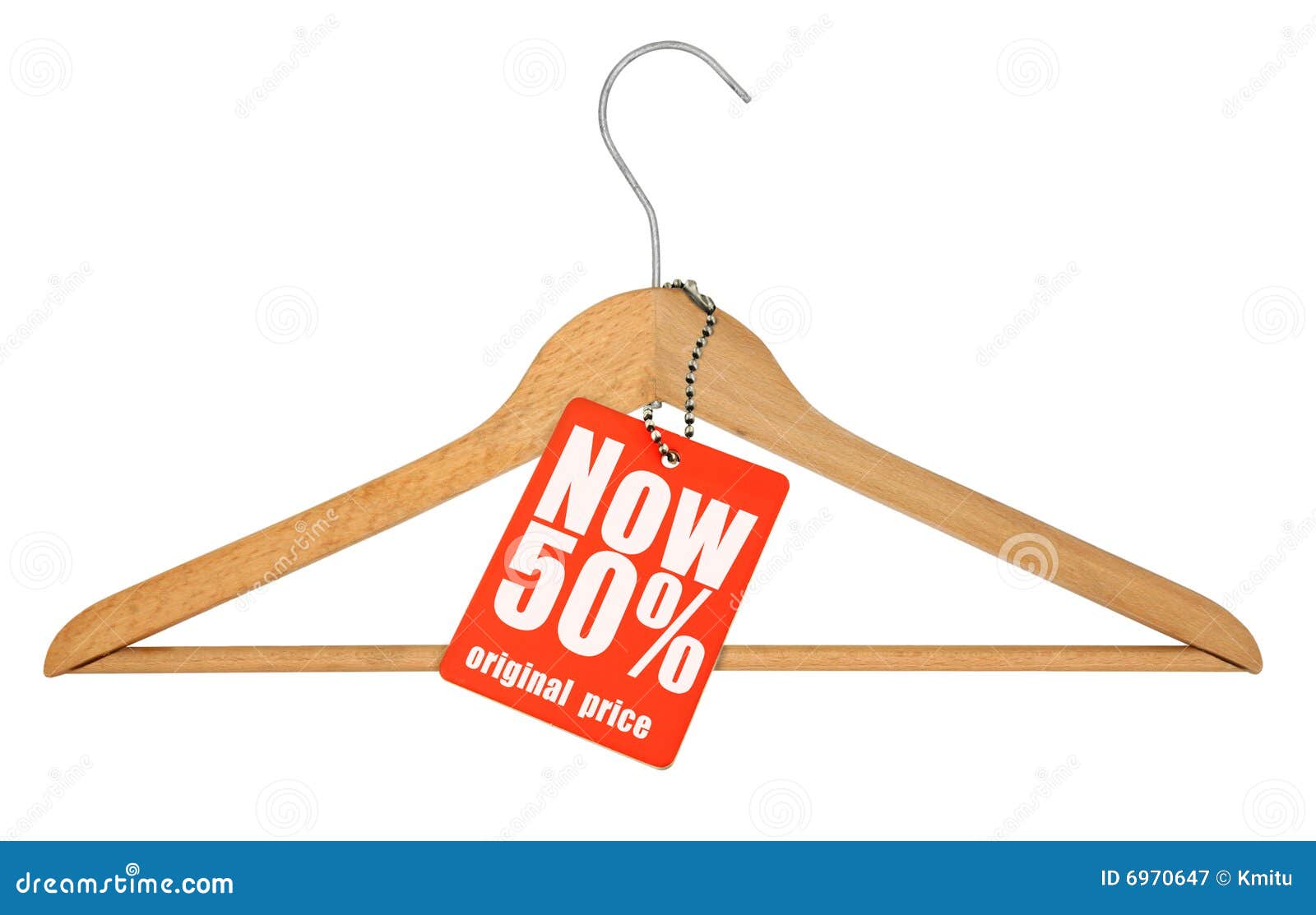 Hanger With A Price Tag Sale And Wardrobe Stock Image CartoonDealer