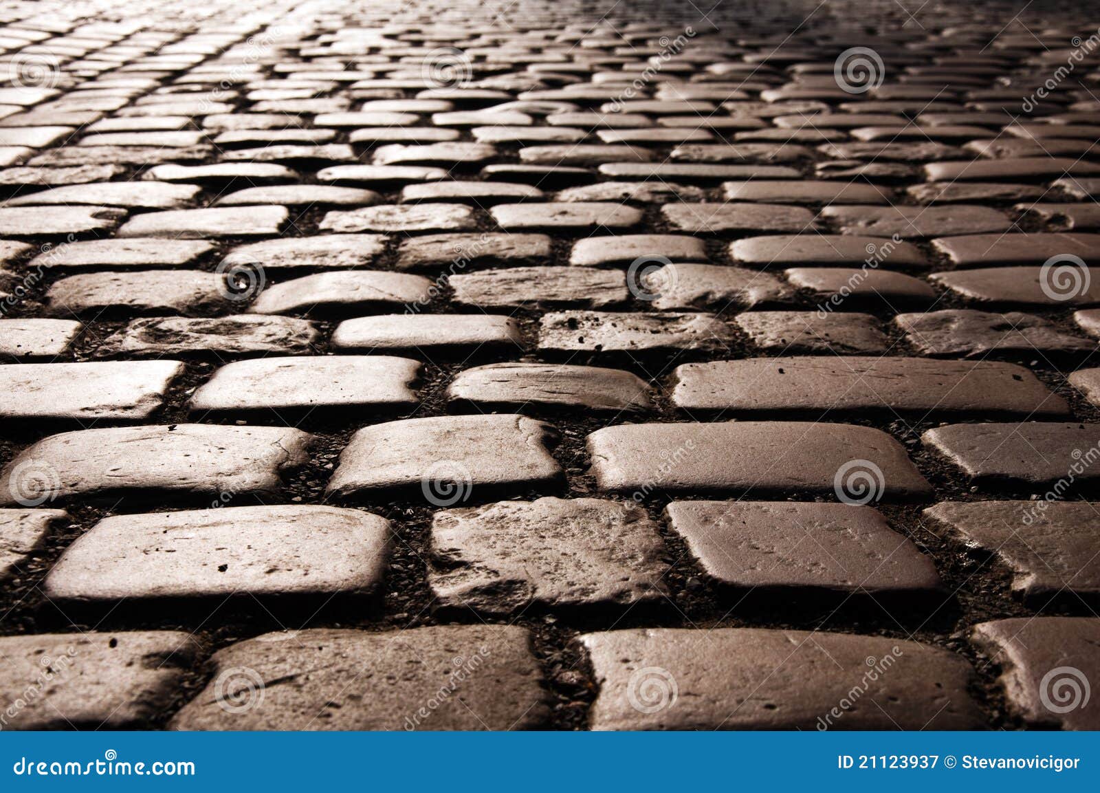 cobble stone road
