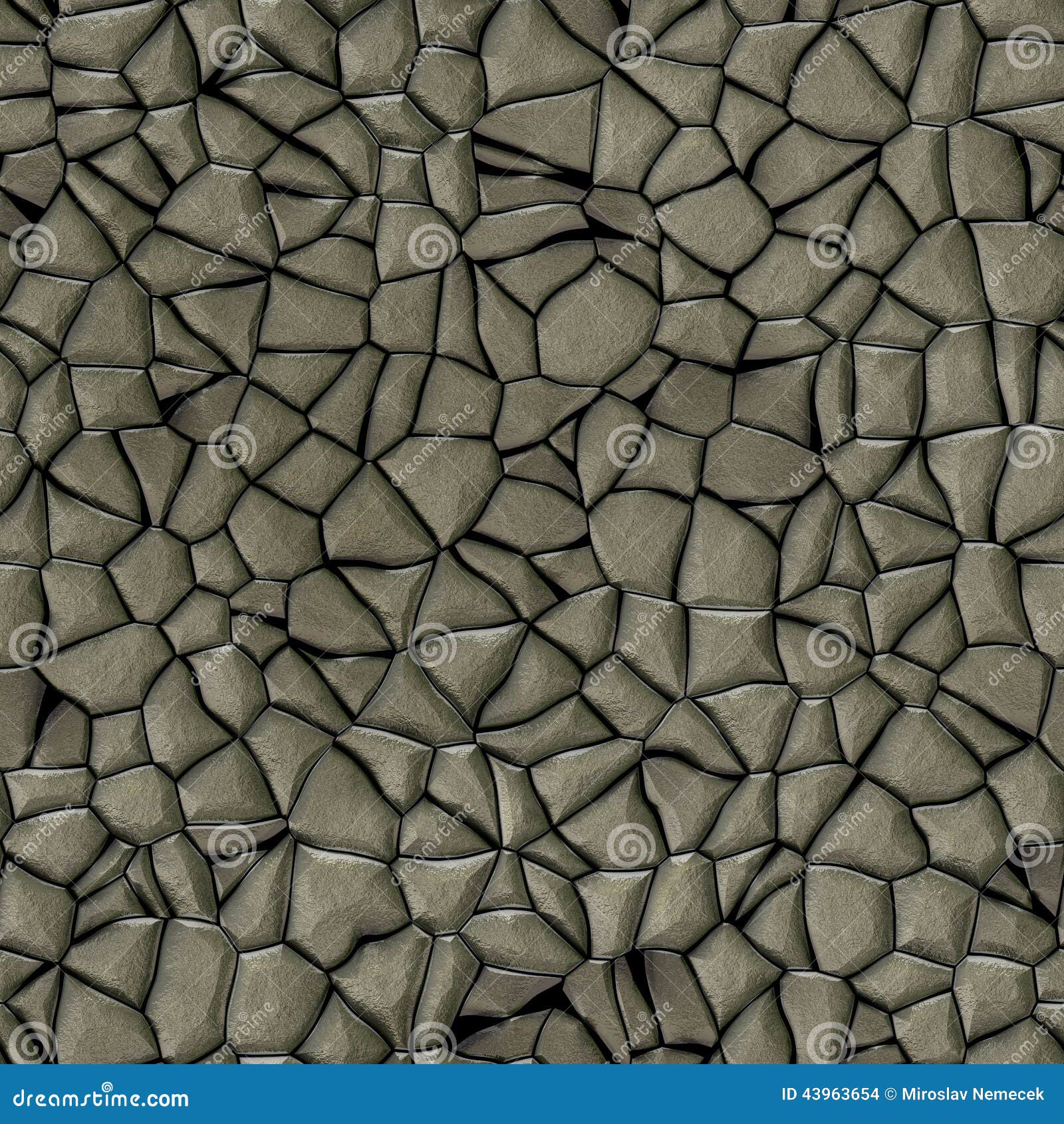 cobble stones abstract seamless generated hires texture