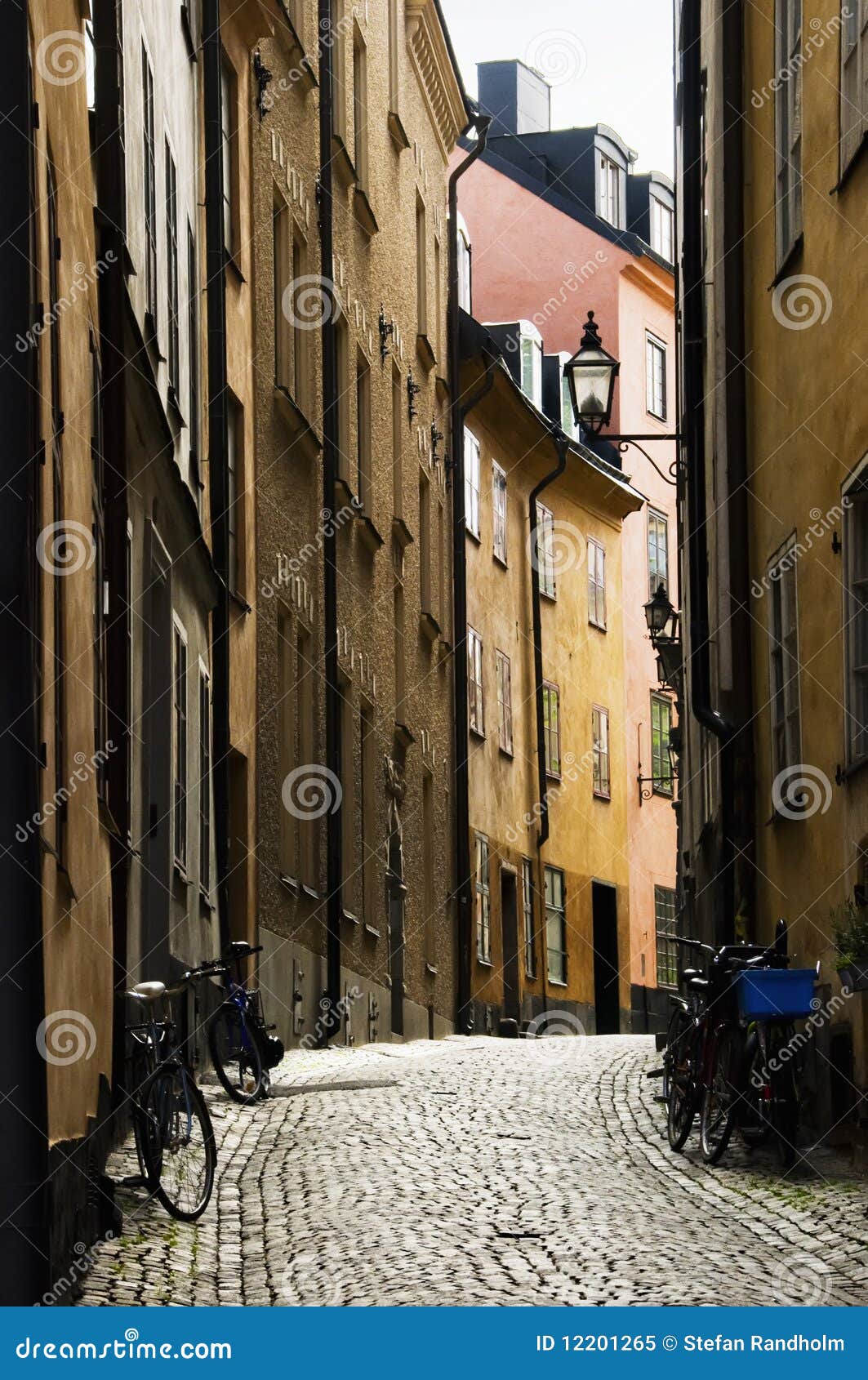 cobbled street