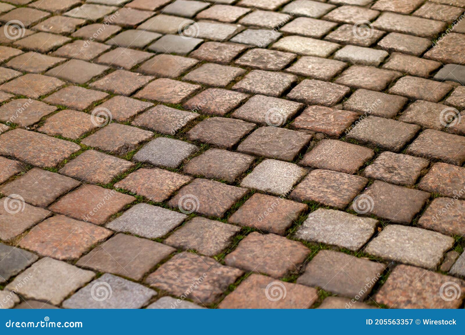 Cobblestone Road Texture for Wallpaper or Background Stock Image