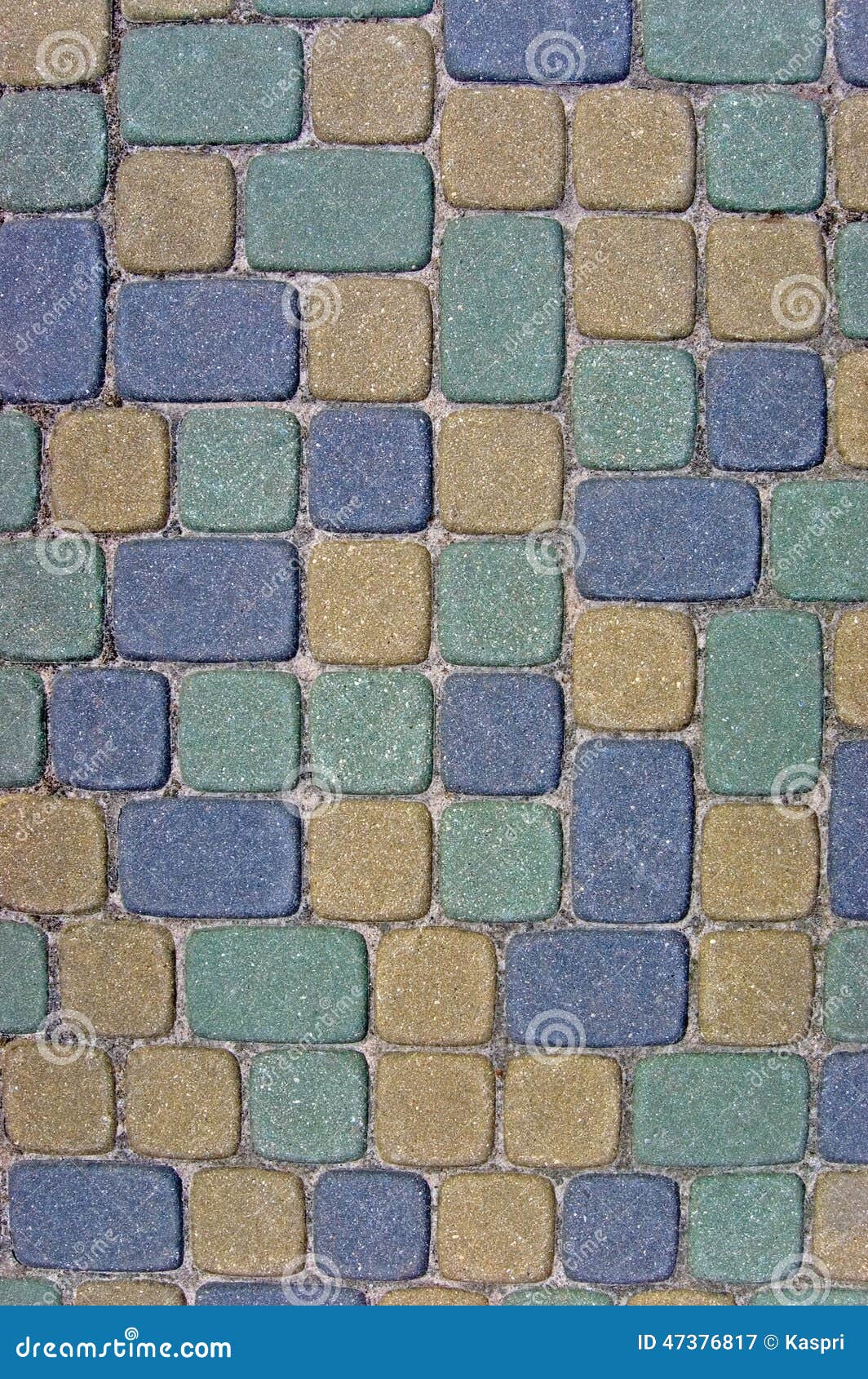 cobblestone texture background closeup, vertical colorful green, yellow, blue, tan, grey, gray, beige ashlar