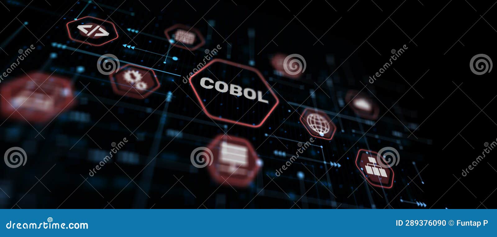 cobol. abstract background. common business oriented language. computer programming language ed for business use
