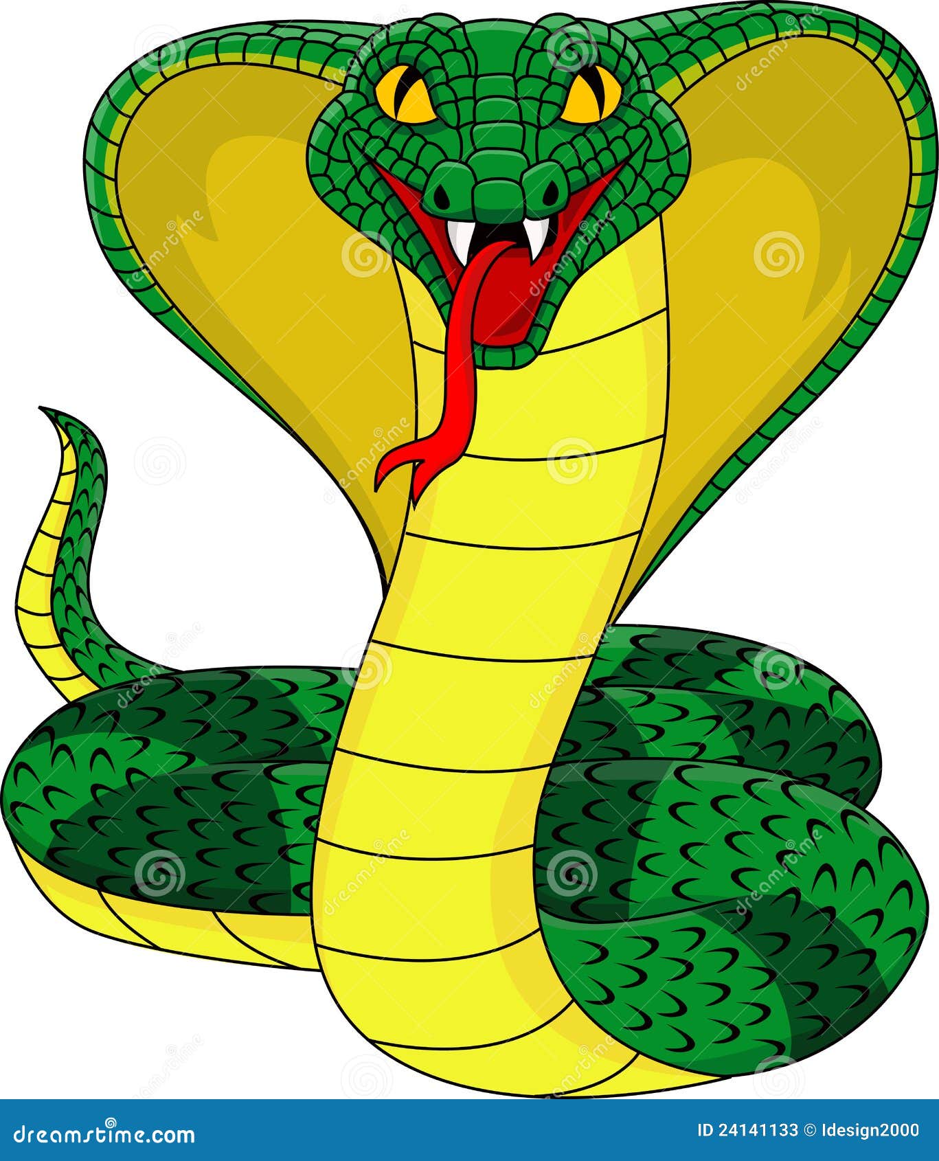 Cobra cartoon stock illustration. Illustration of expression - 24141133
