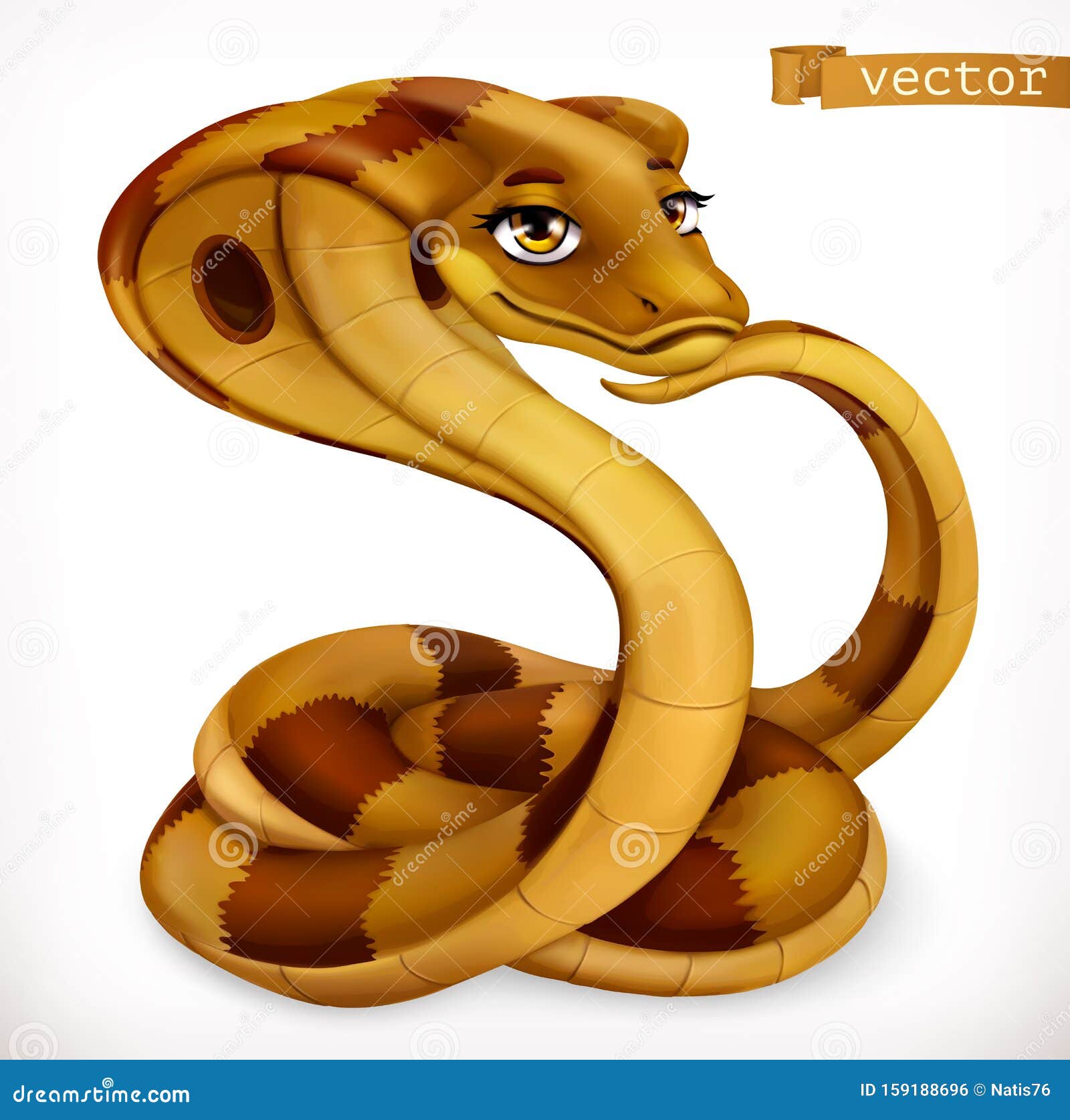 Cobra Snake Cartoon Character. Funny Animal, 3d Vector Icon Stock Vector - Illustration of background, childhood: 159188696 Cobra Snake Cartoon Character. Funny Animal, 3d Vector Icon Stock Vector - Illustration of background, childhood: 159188696