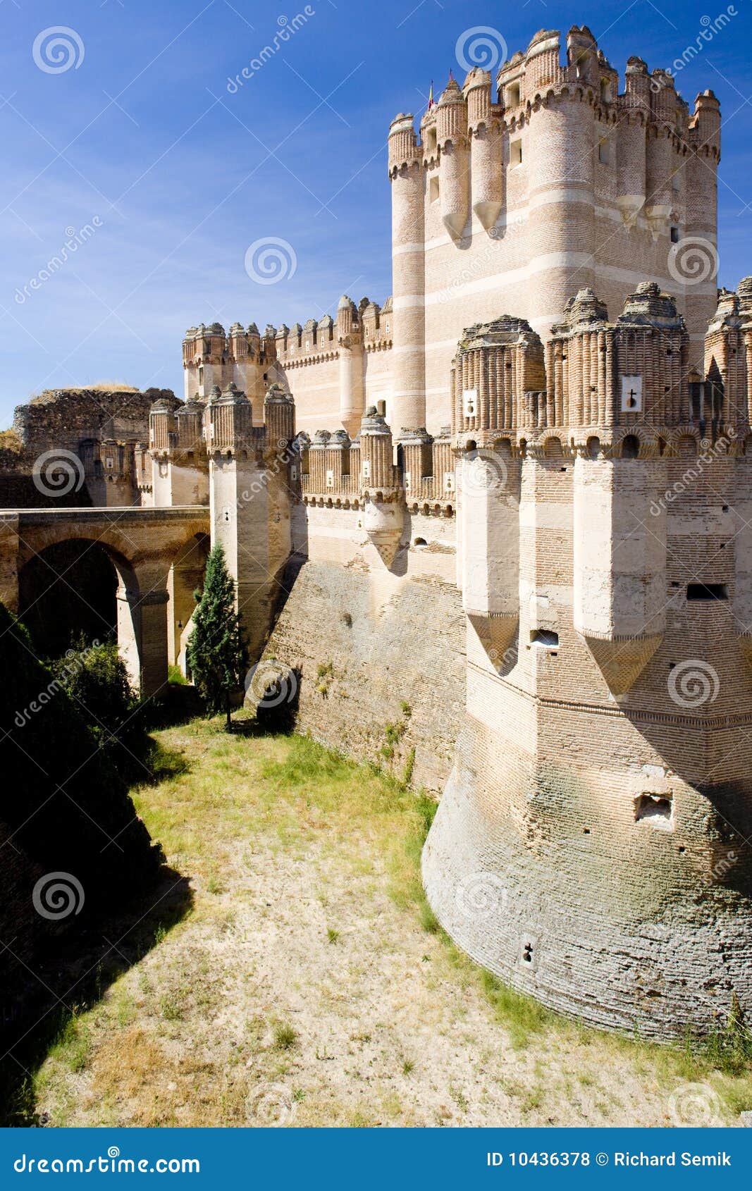 Coca Castle stock photo. Image of stronghold, buidings - 10436378