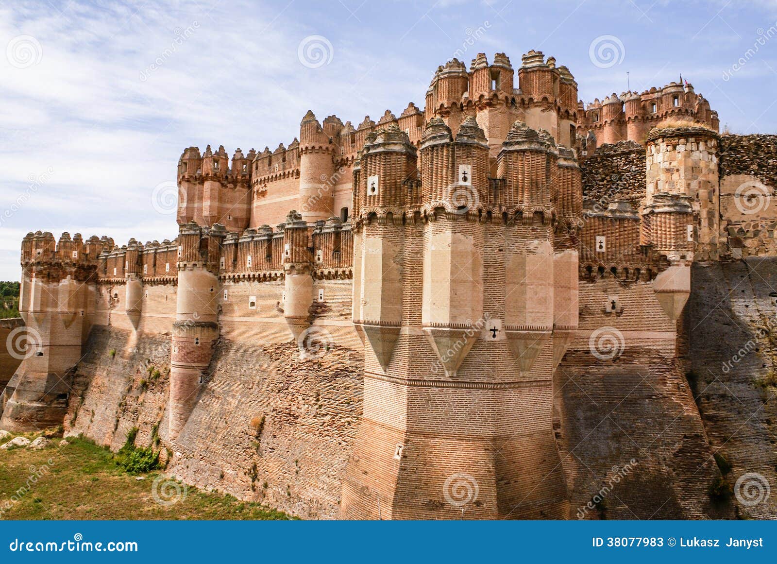 Coca Castle (Castillo De Coca) is a Fortification Constructed in Stock