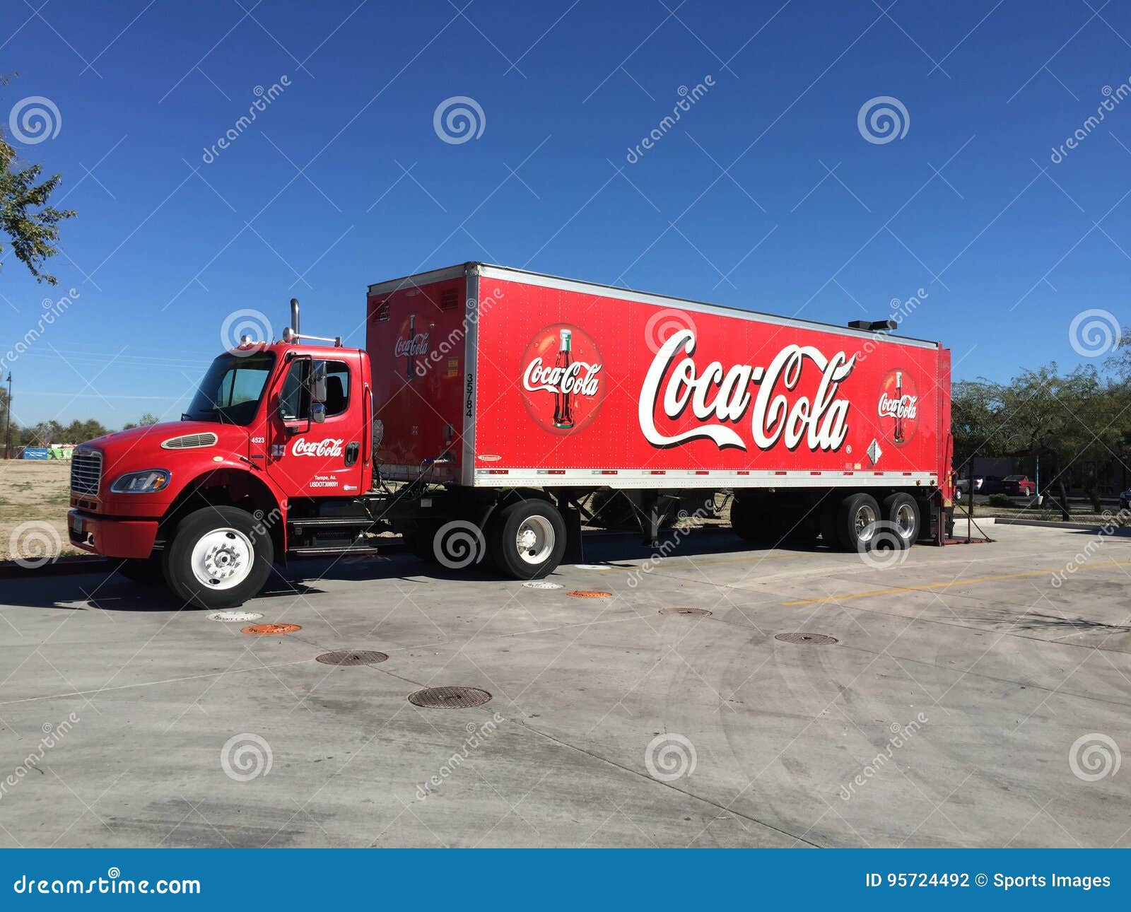 Coca Cola Truck editorial photography. Image of brand 95724492