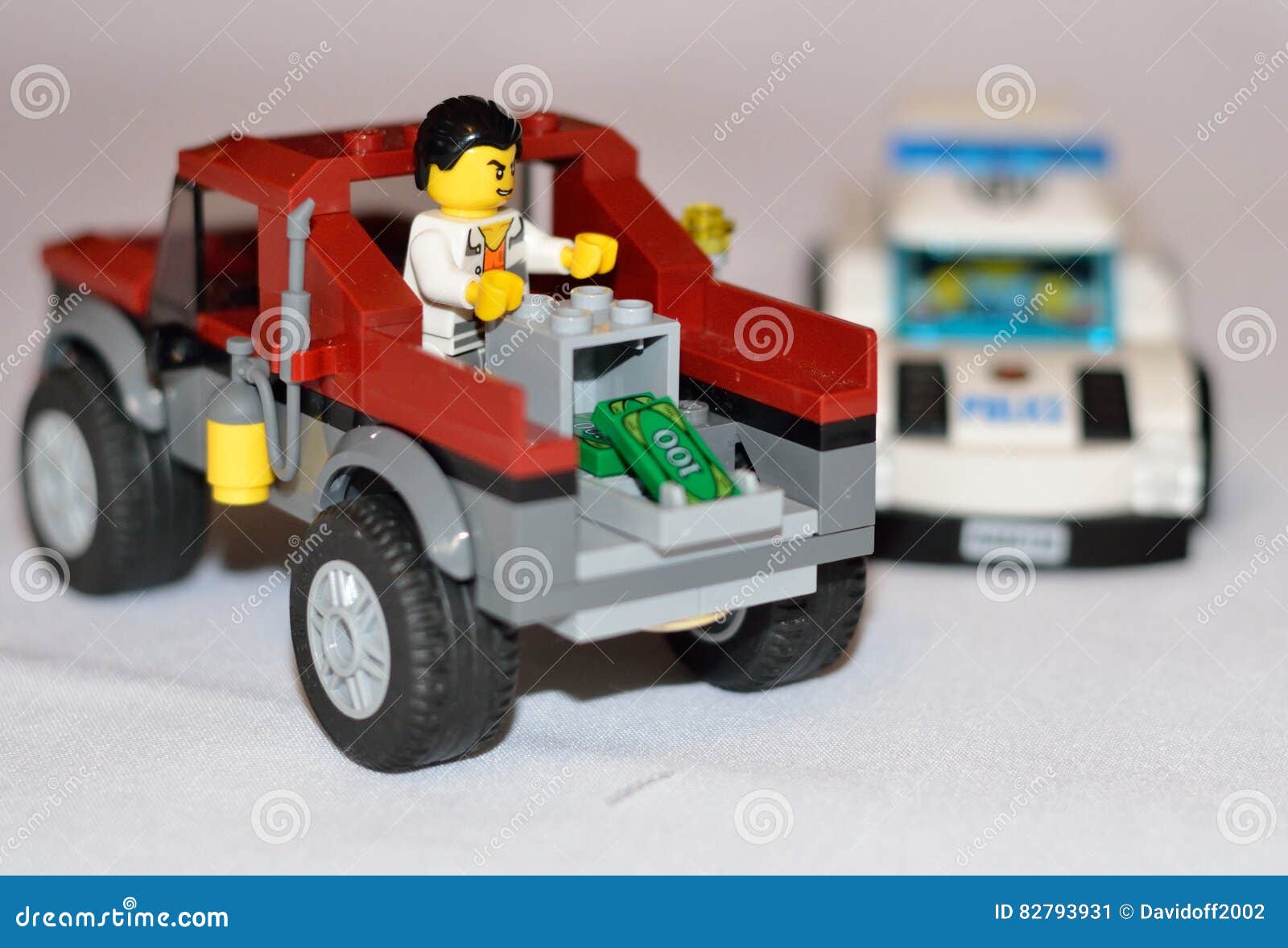 carro de policia de lego
