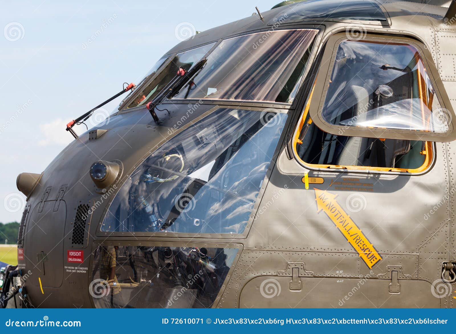 Cockpit From A German Ch 53 Transport Helicopter Editorial Photo Image Of Editorial Aircraft