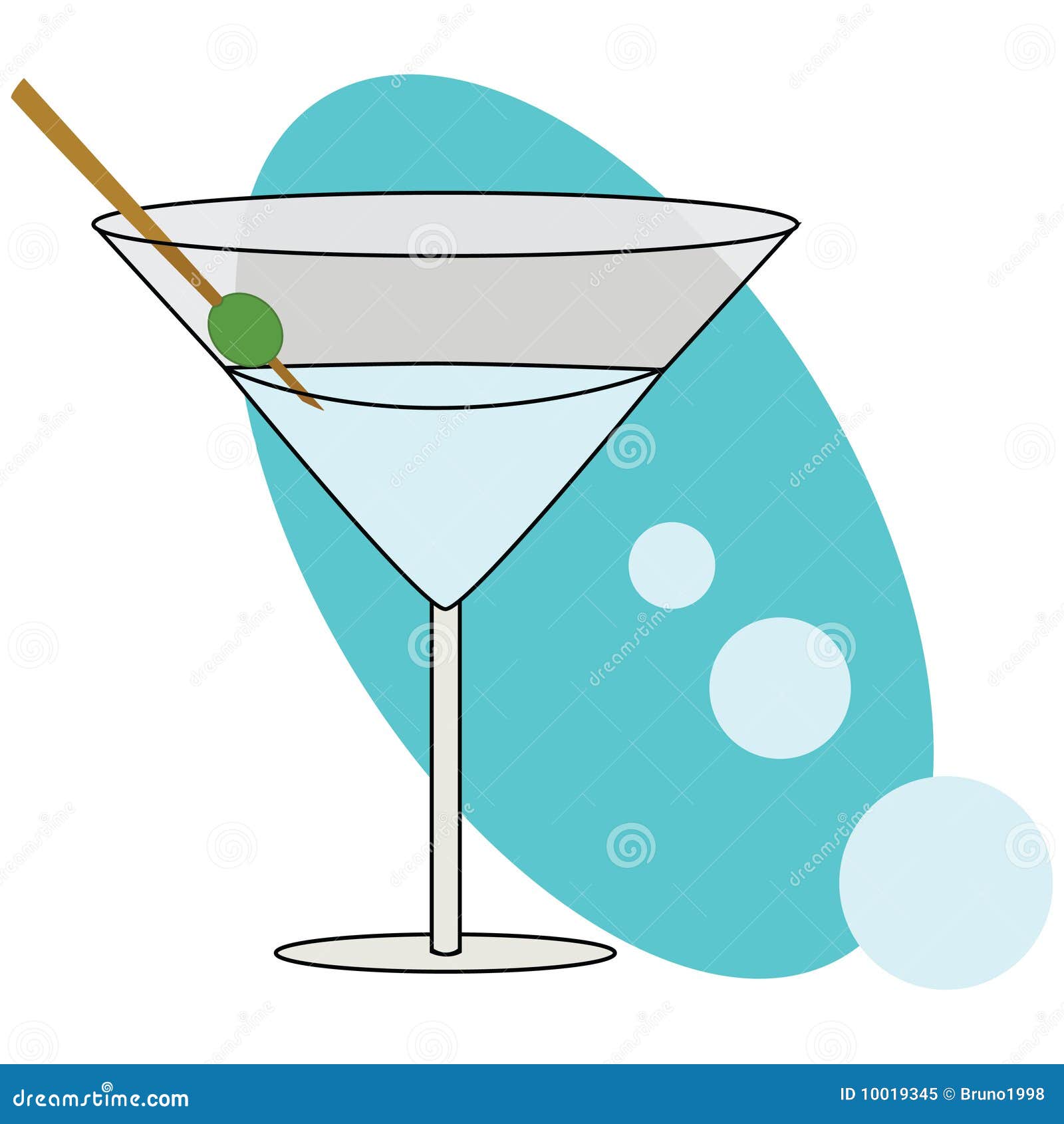 Cocktail stock vector. Illustration of alcoholic, alcohol - 10019345