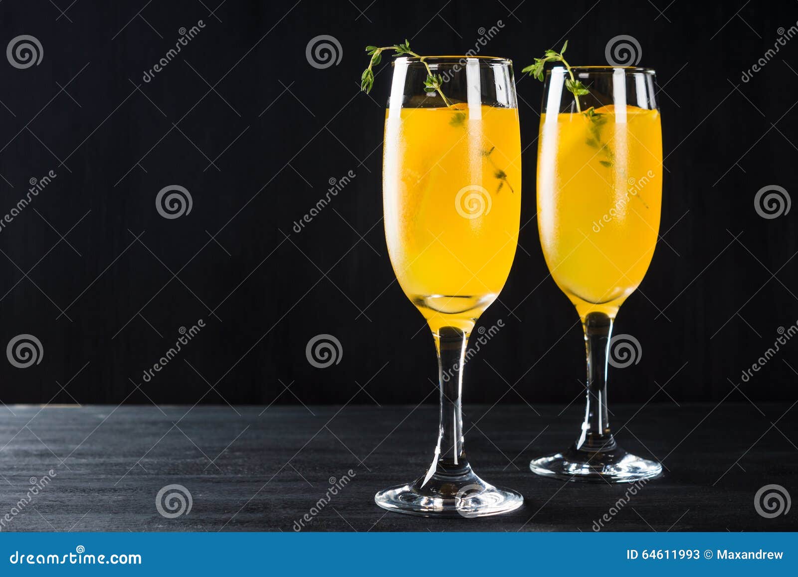 Cocktail Based on Orange Juice Stock Image Image of bright, fresh