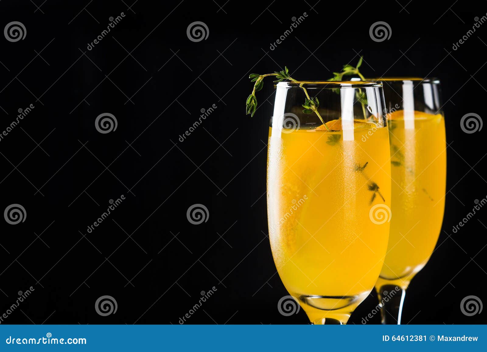 Cocktail Based on Orange Juice Stock Image Image of cold, fresh 64612381