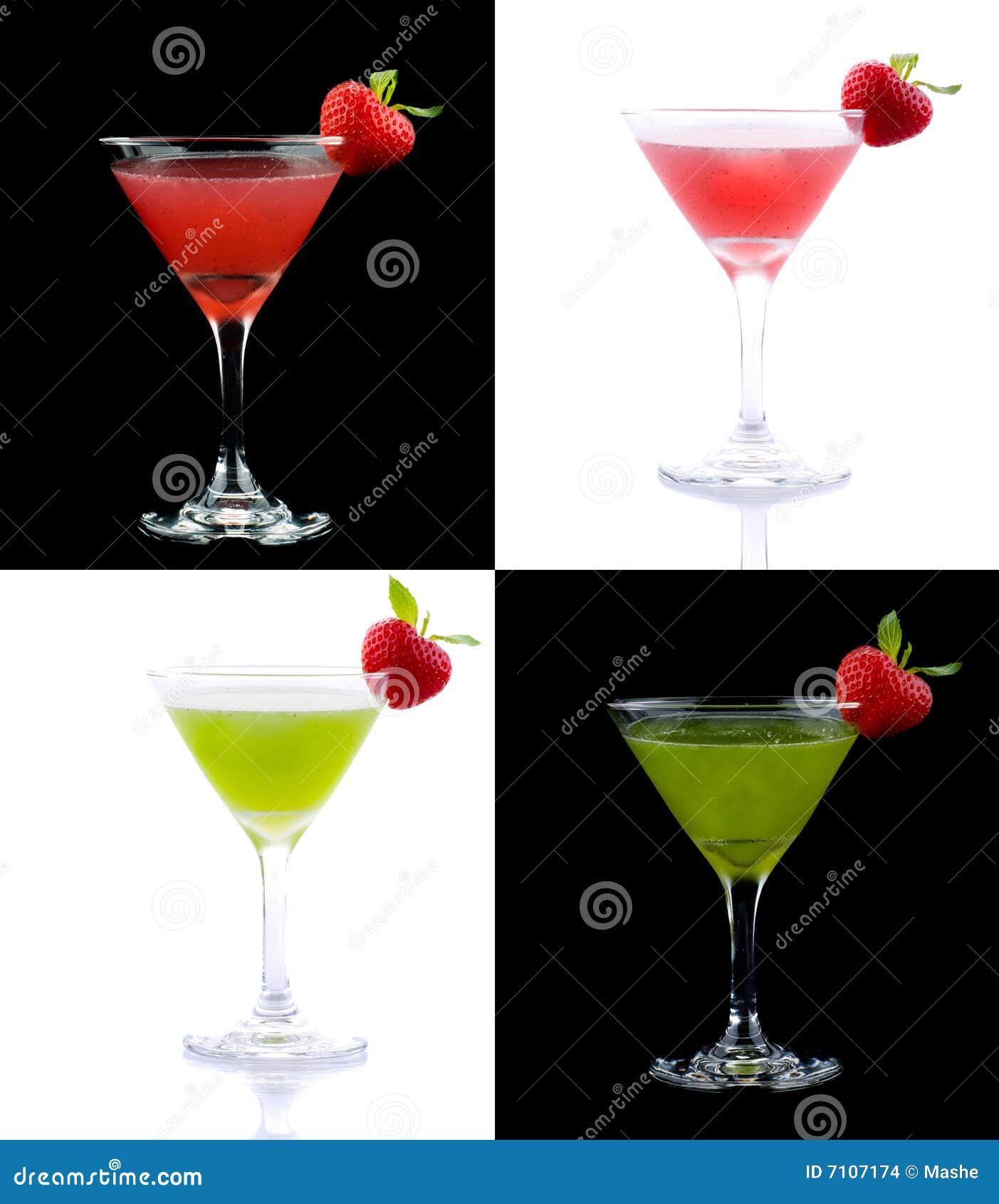 Cocktail drink on fruit/ stock photo. Image of shaken 7107174