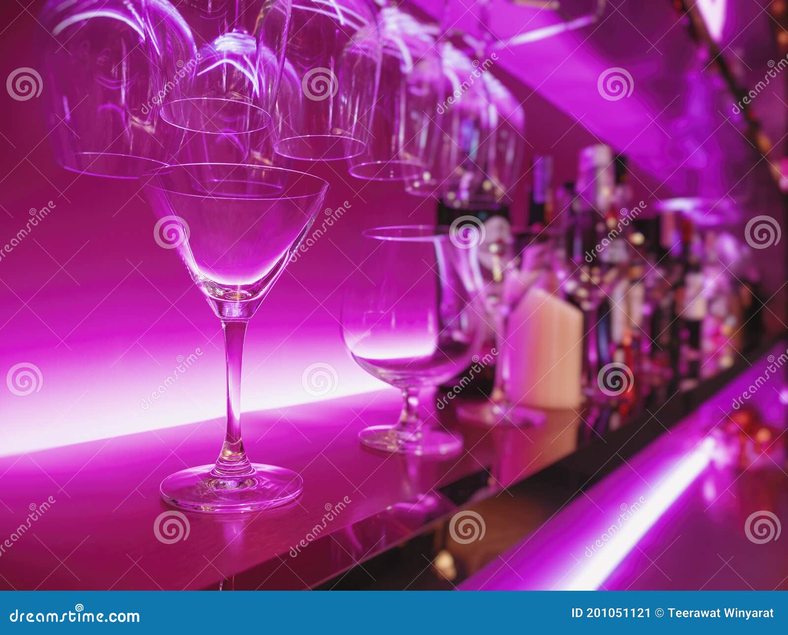 Cocktail Glass on Bar Shelf Drink Party Nightclub Blur Background Stock  Image - Image of party, entertainment: 201051121