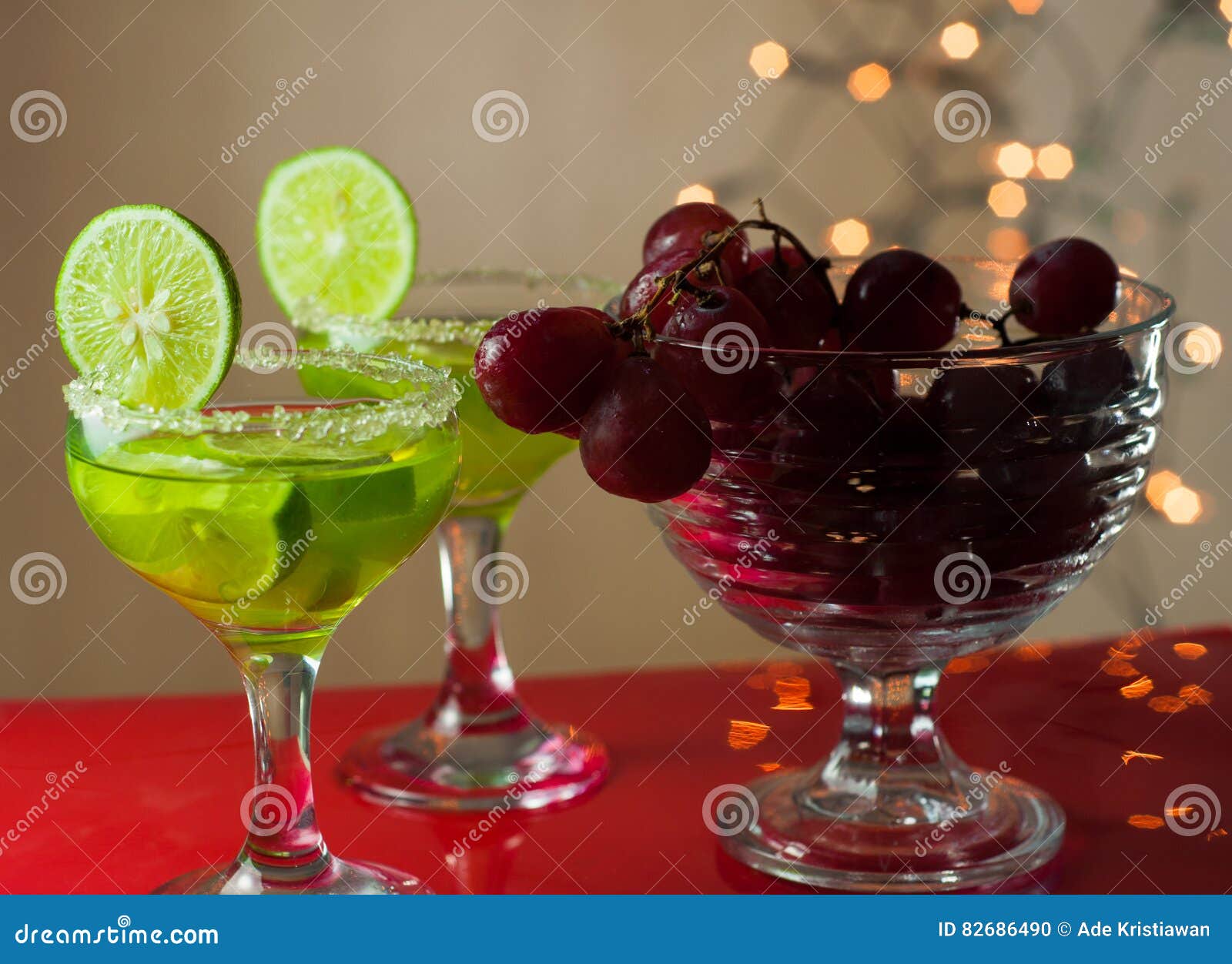 Cocktail and grapes stock photo. Image of blue, black 82686490