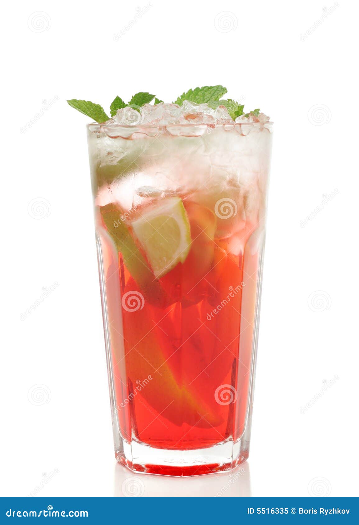 Cocktail Iced Tea stock image. Image of sweet, glass 5516335