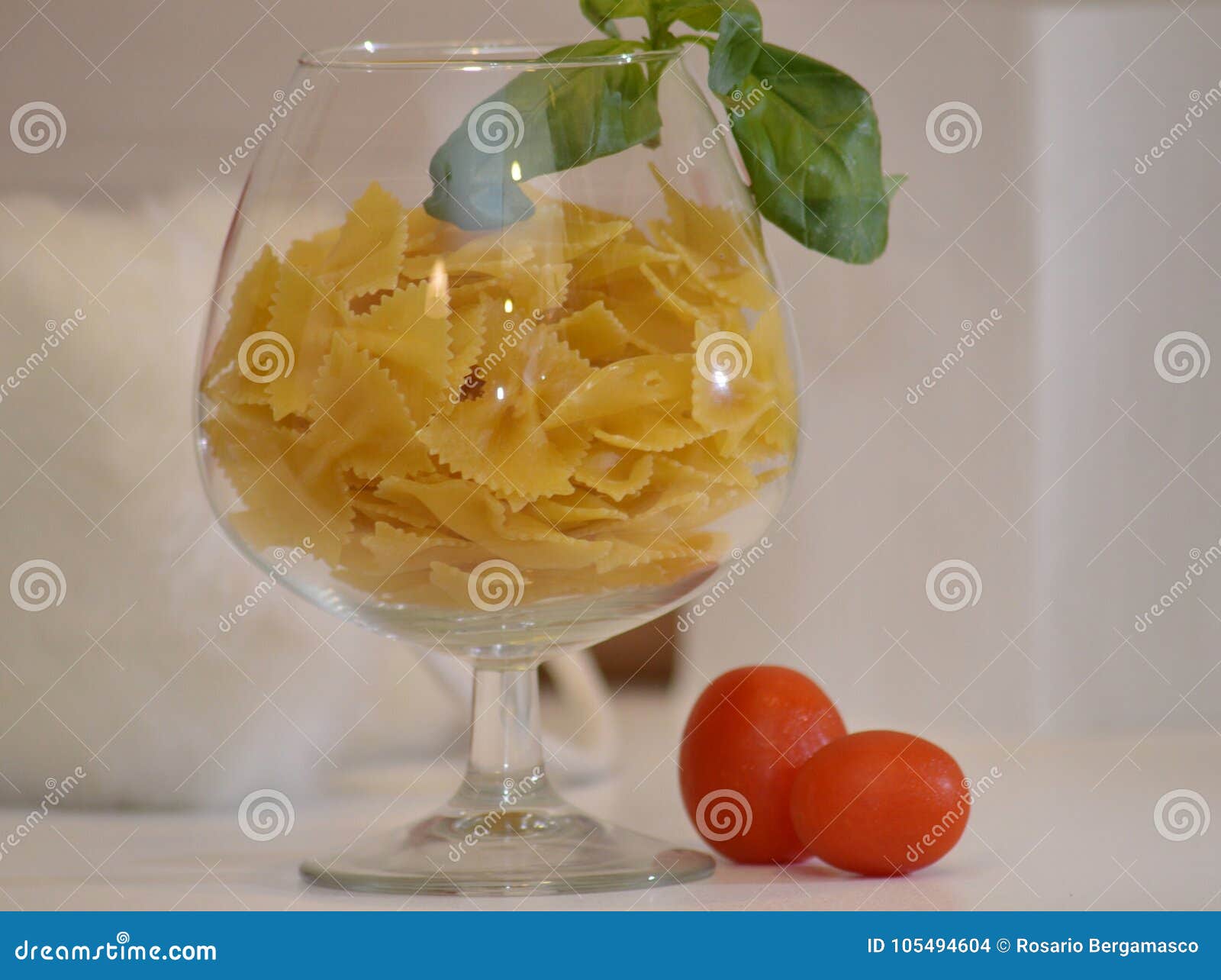 Cocktail italian pasta stock photo. Image of fruit, garnish 105494604