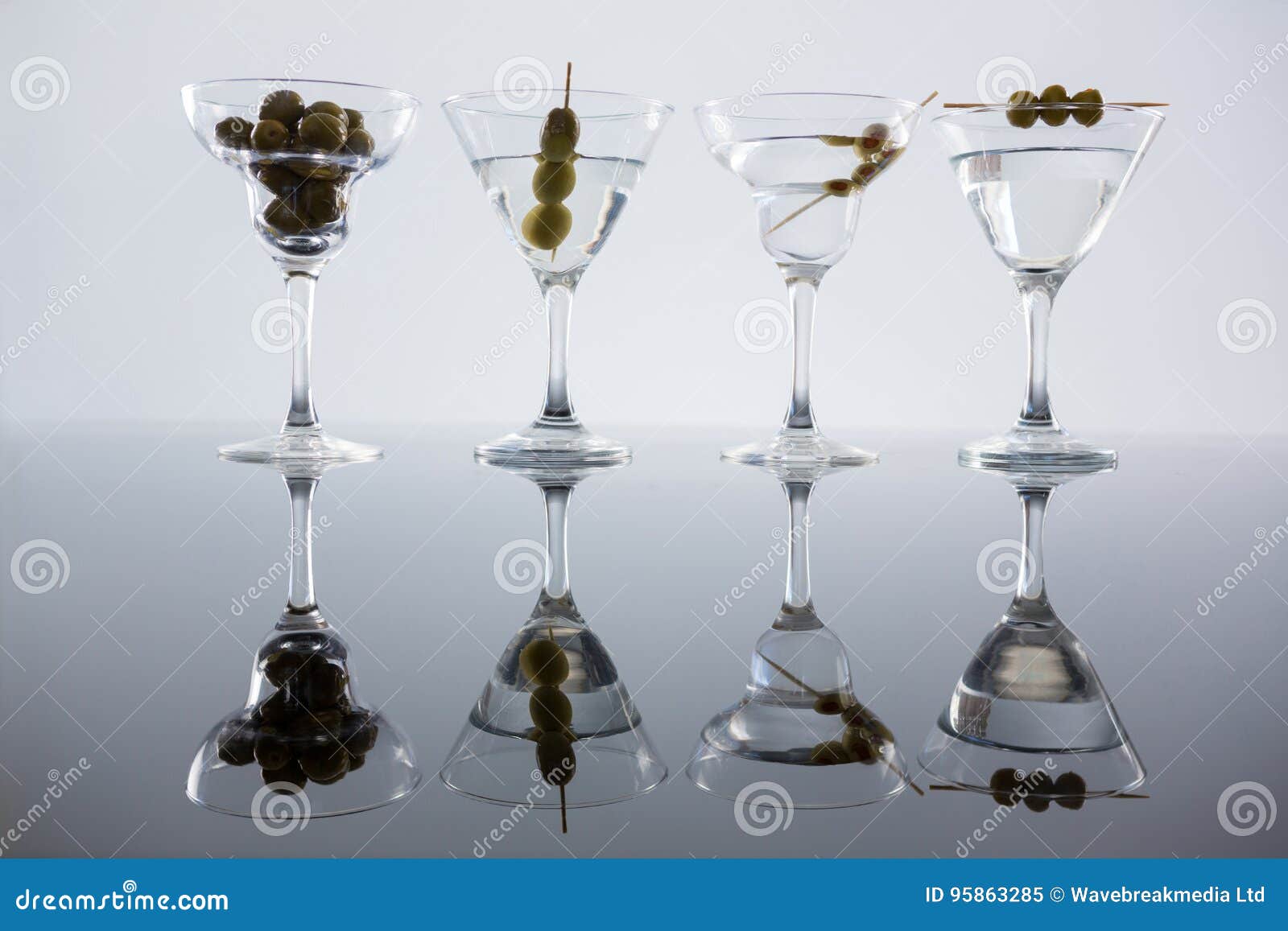 Cocktail Martini with Olives on Table Stock Image Image of alcoholic