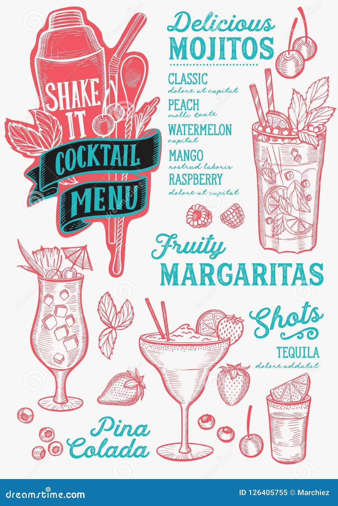 Cocktail Menu Template for Restaurant Drink Bar Menu Stock Vector With Regard To Cocktail Menu Template Word Free Cocktail Menu Template for Restaurant Drink Bar Menu Stock Vector With Regard To Cocktail Menu Template Word Free