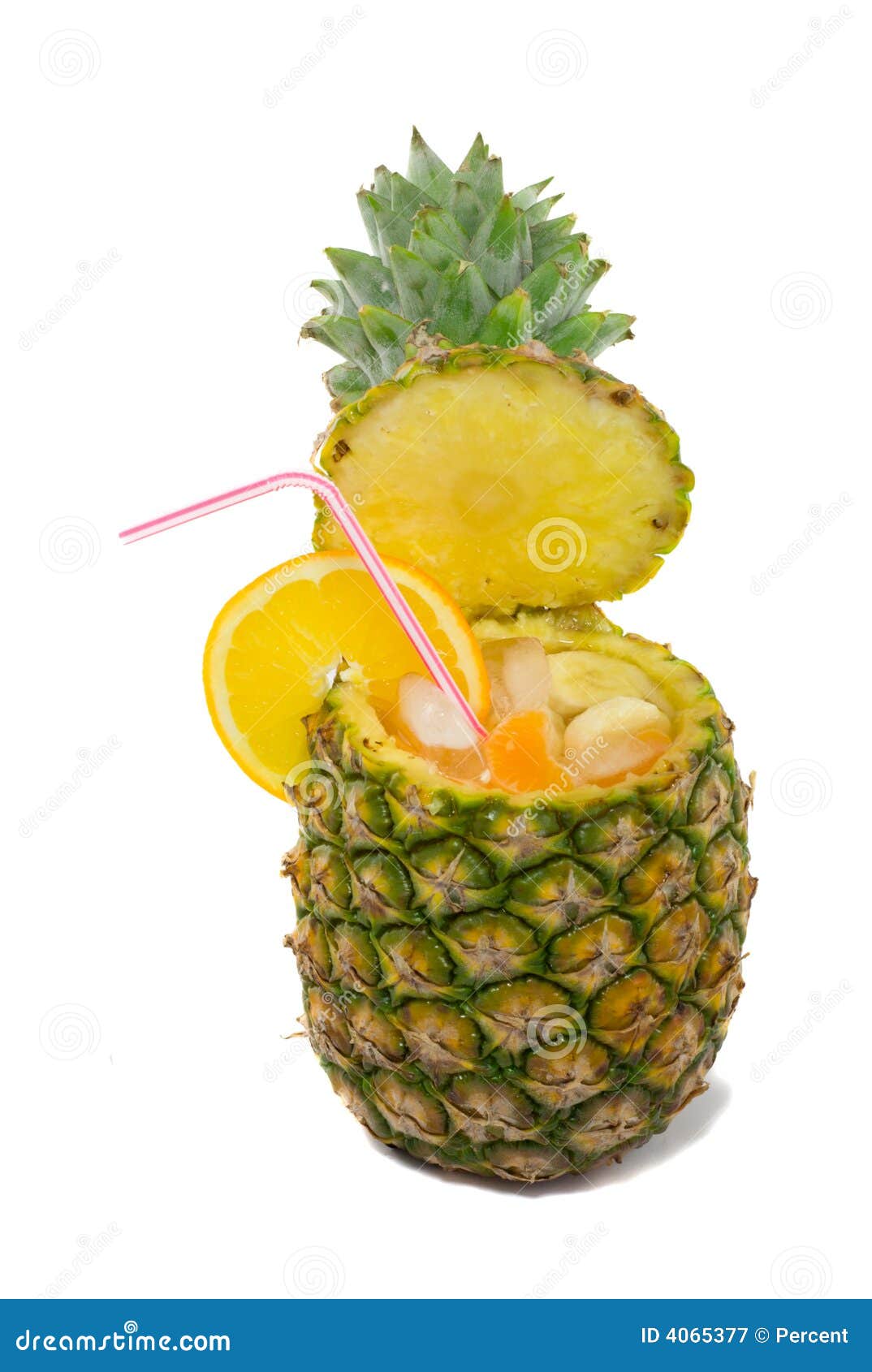 Cocktail with Pineapple As Cup 2 Stock Image Image of gourmet