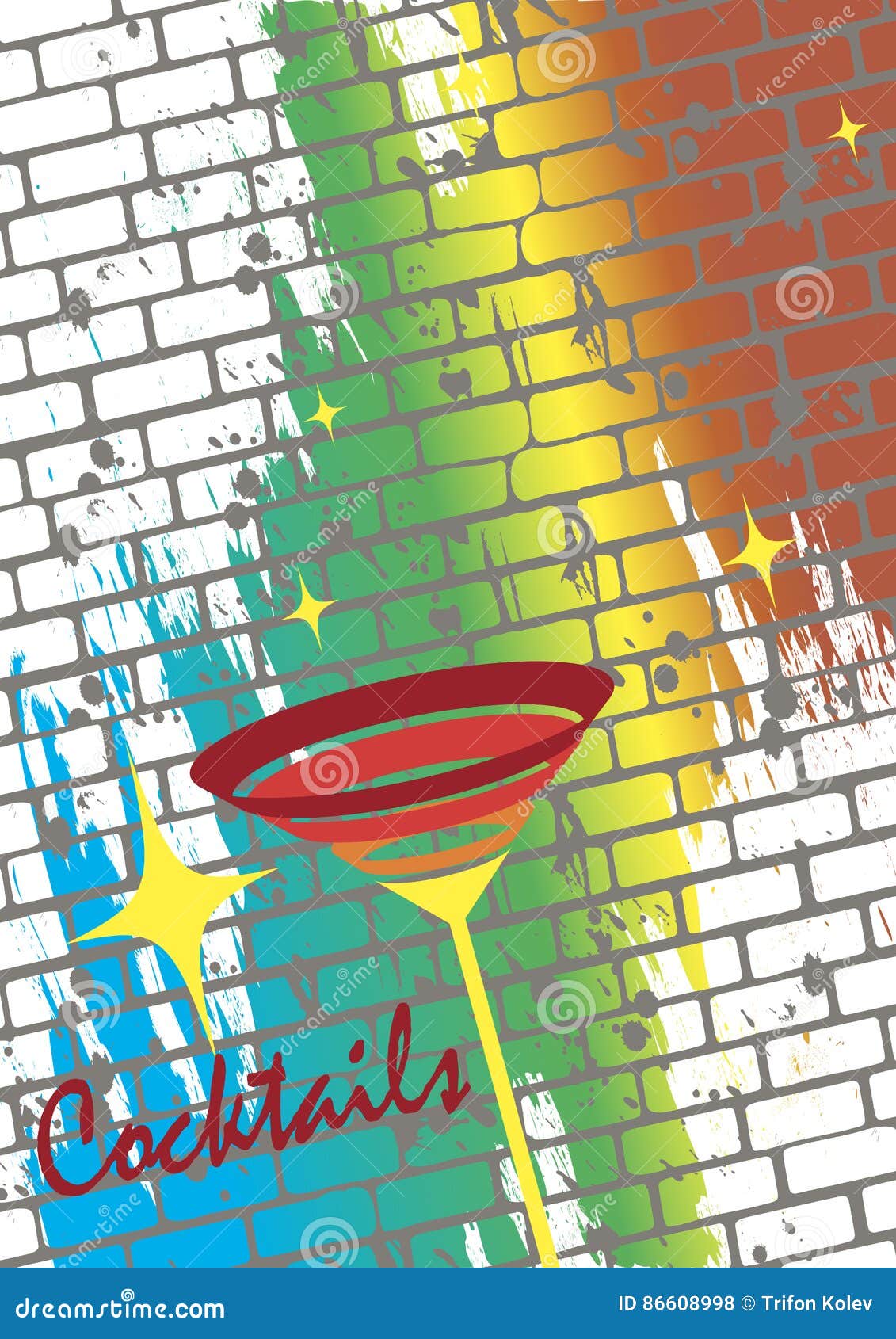 Retro Cocktail Party Poster Background Wallpaper Image For Free