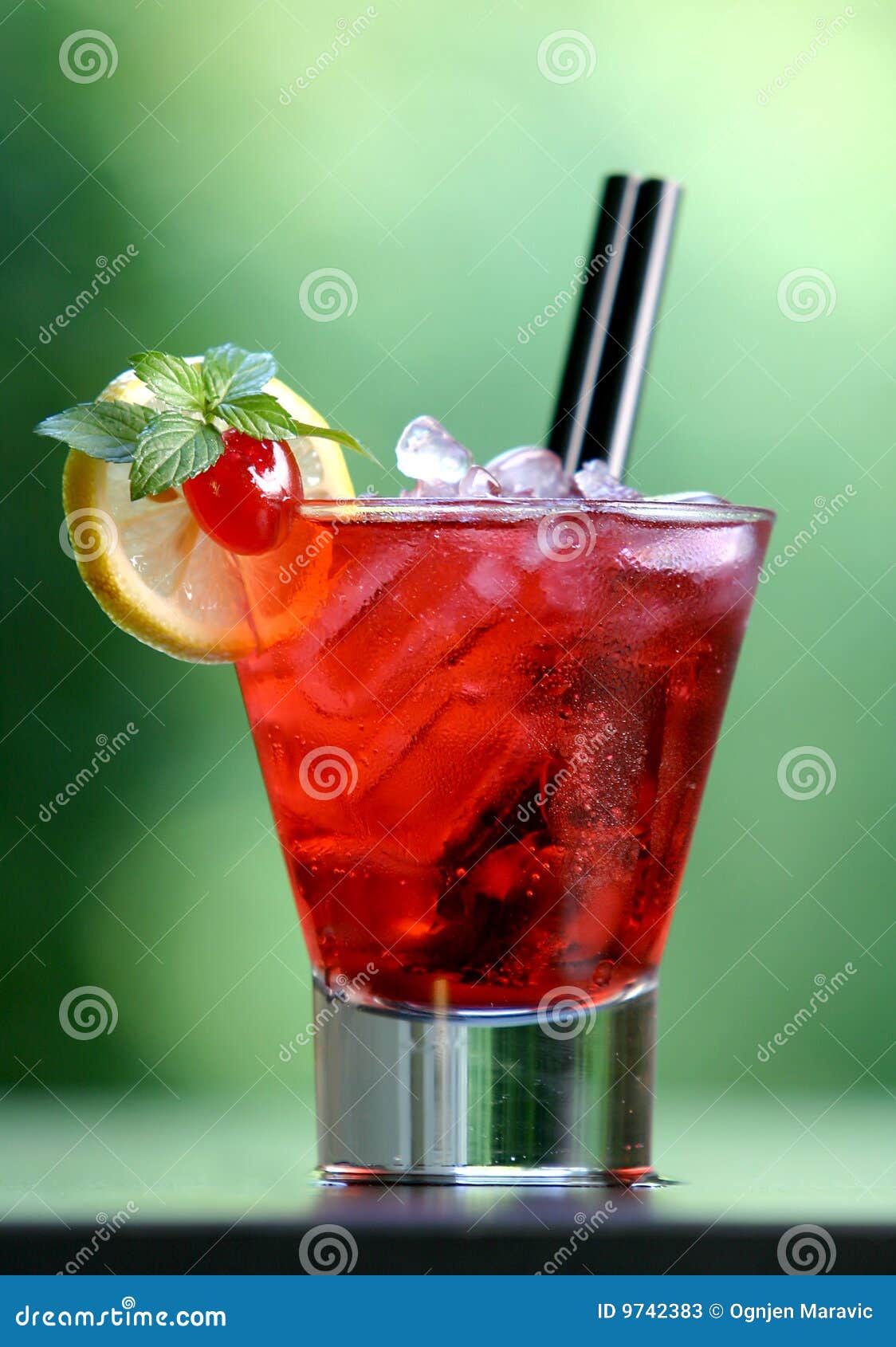 Cocktail red energy stock image. Image of alcohol, beverage 9742383