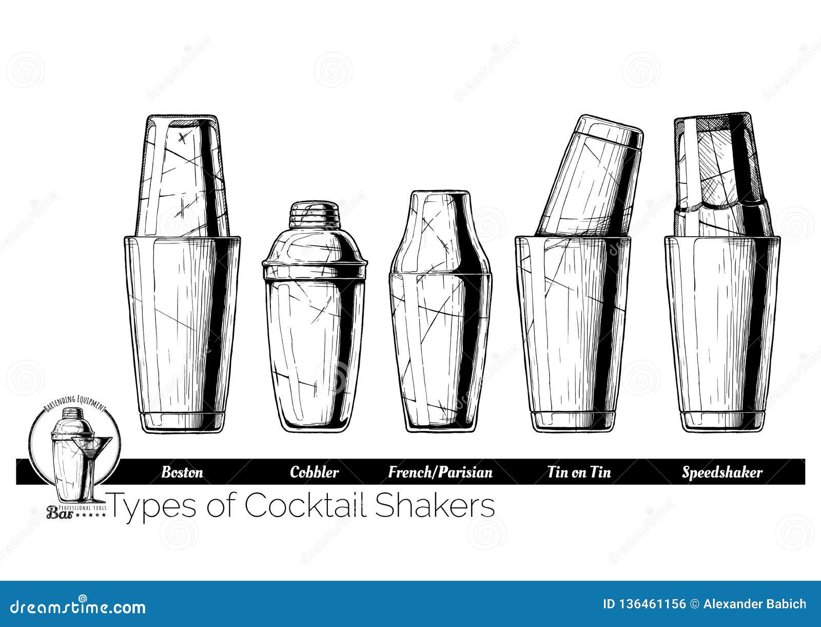 cocktail shakers types