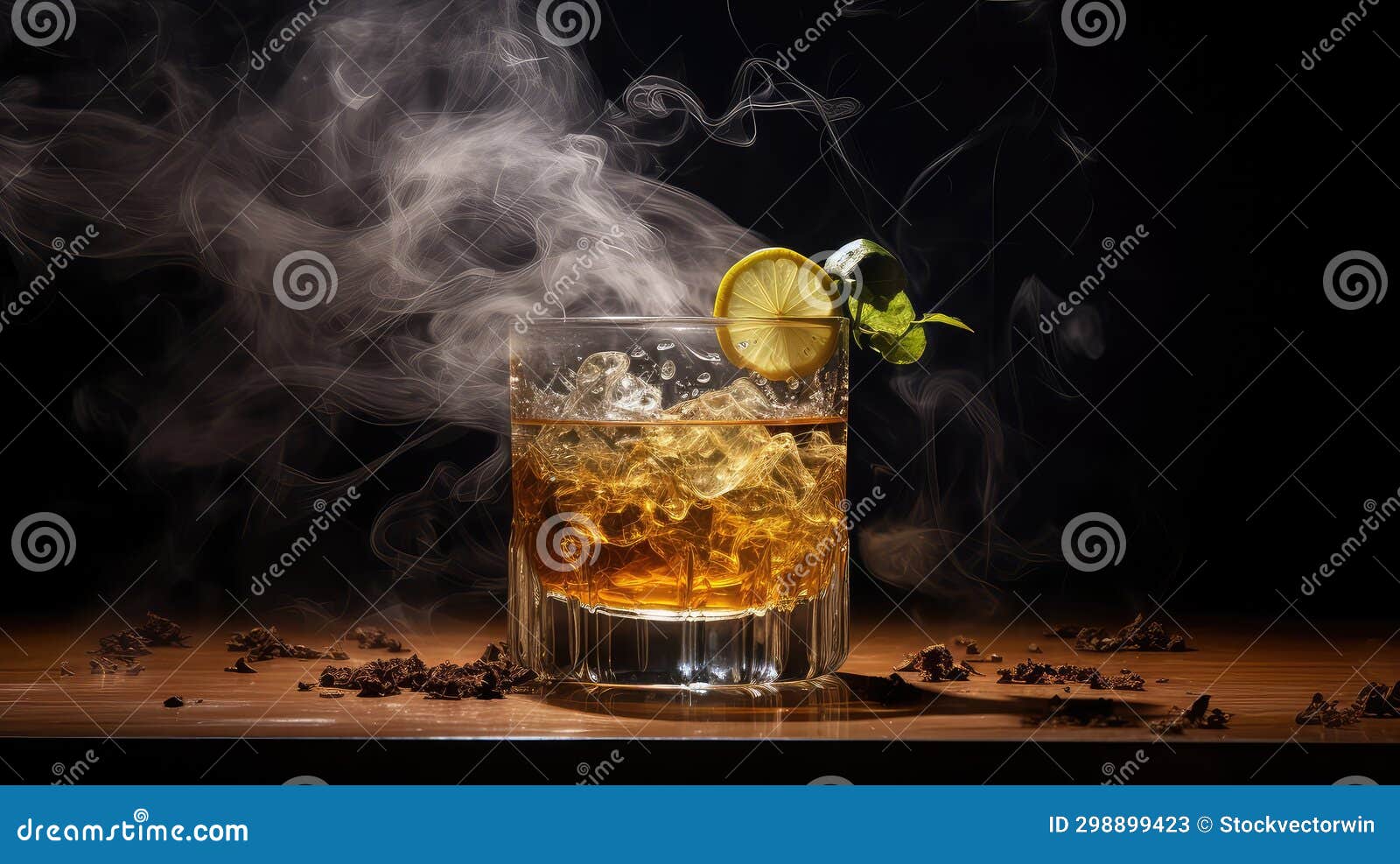 cocktail strong tequila drink smoky illustration liquor mezcal, mexican party, shotglass lime cocktail strong tequila drink smoky AI generated cocktail strong tequila drink smoky