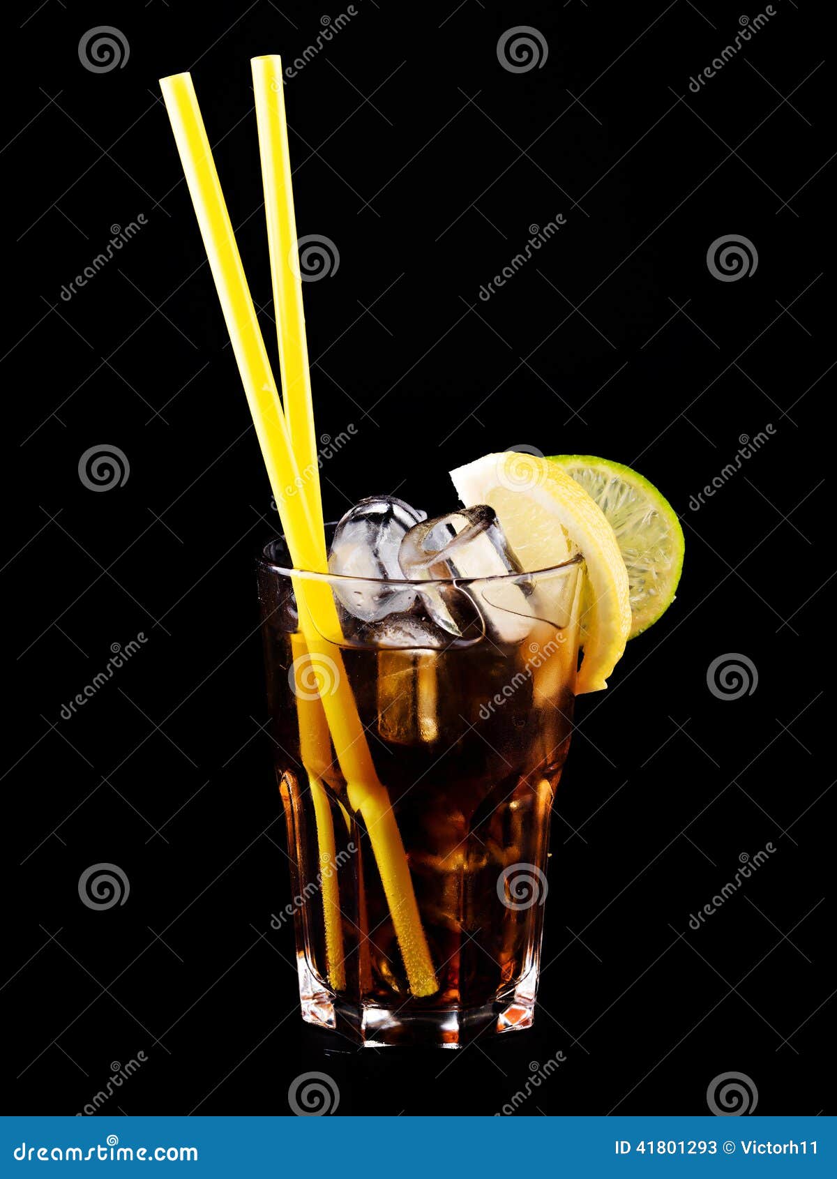 Cocktail Whiskey Cola stock image. Image of refreshment 41801293