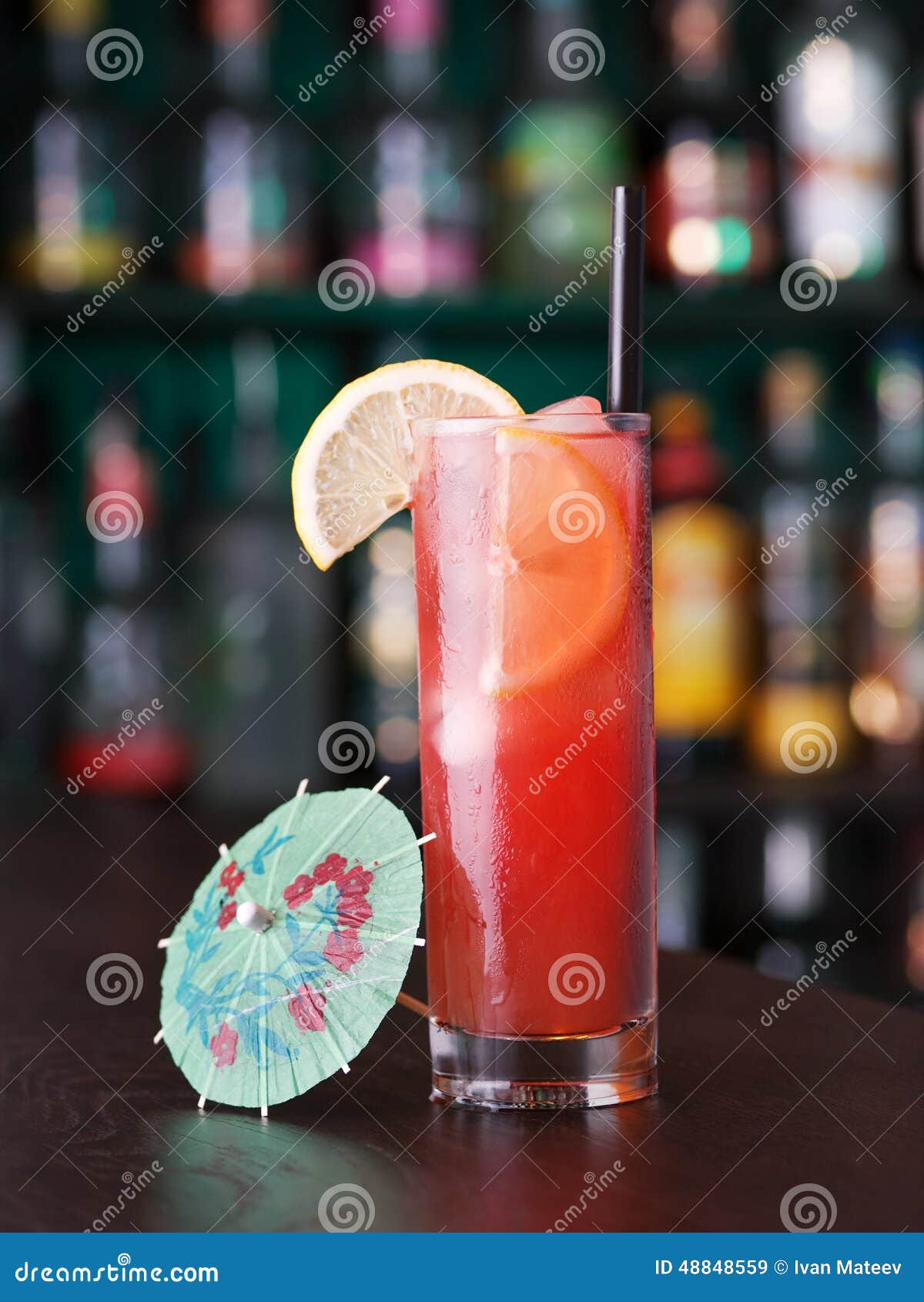 Cocktails Collection - Virgin Sex on the Beach Stock Image