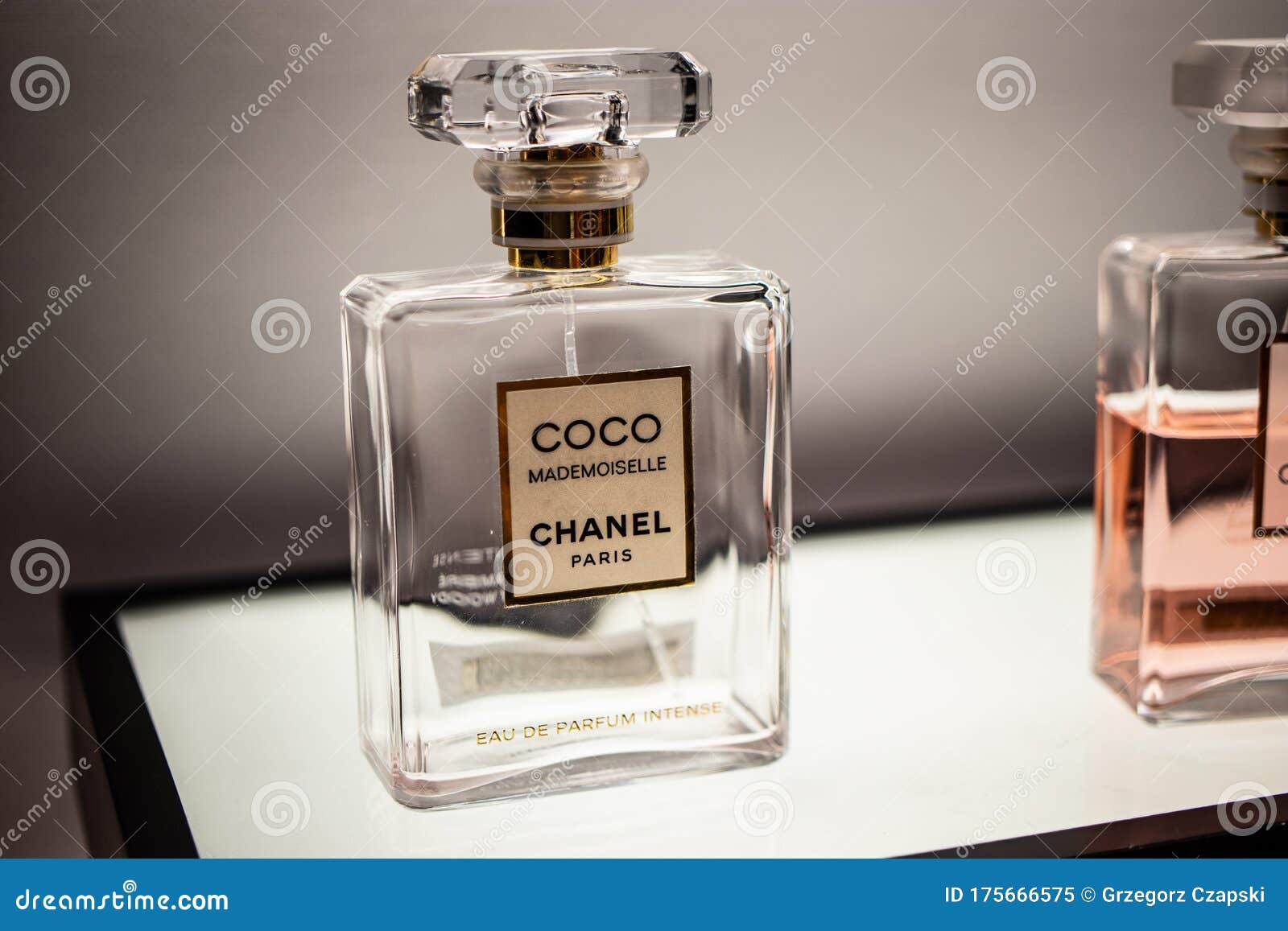 Coco Mademoiselle Chanel Perfume on the Shop Display for Sale