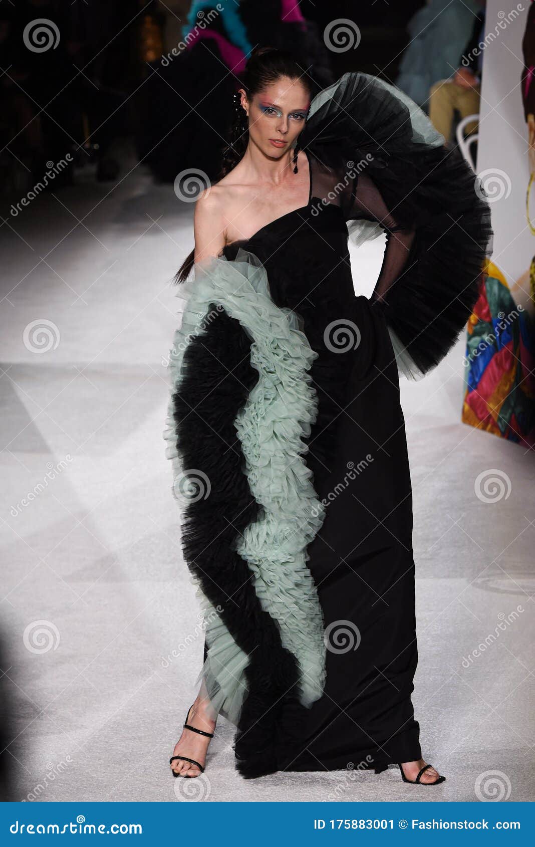 Coco Rocha Walks the Runway for Christian Siriano during New York ...